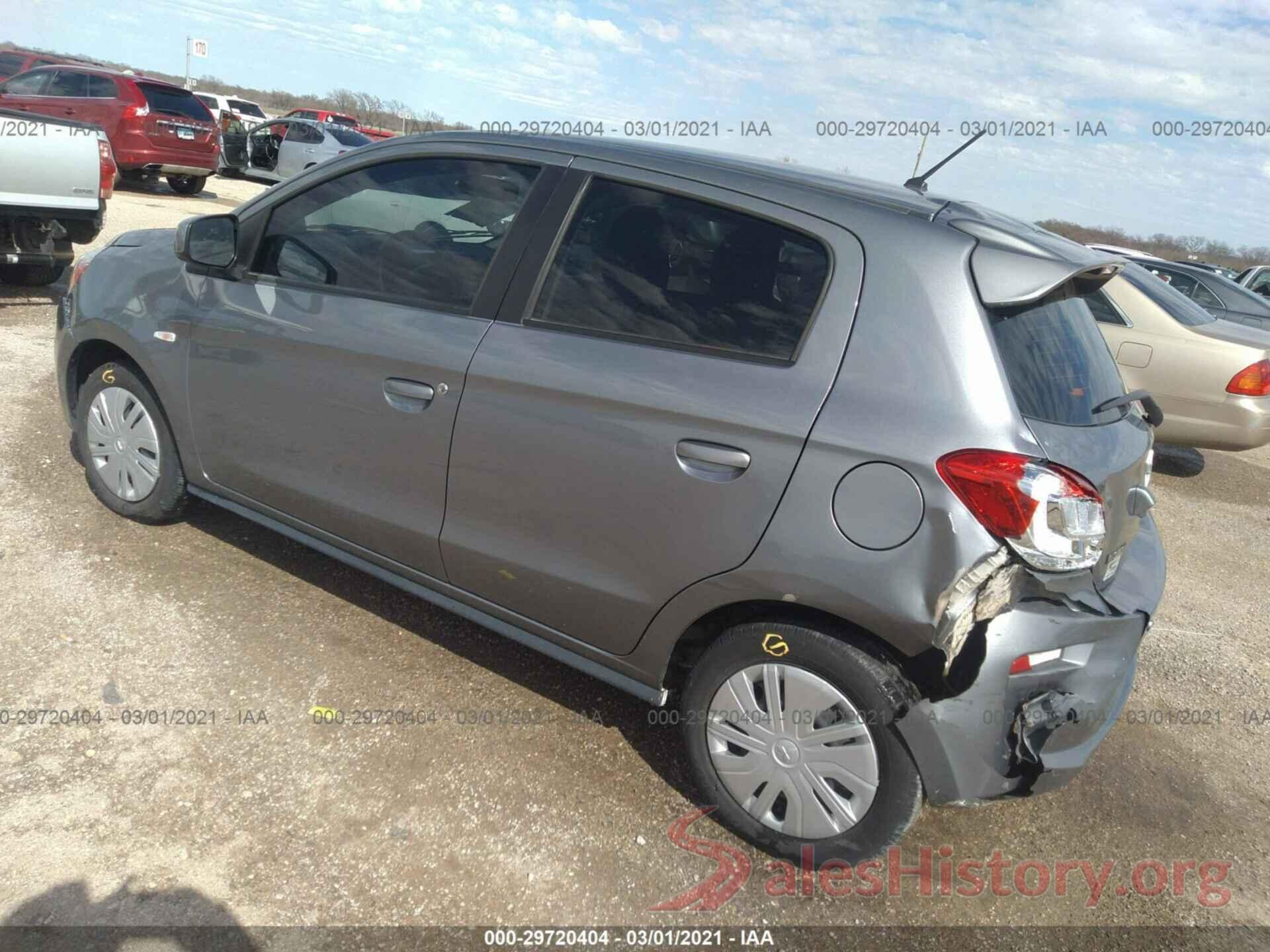 ML32A3HJ8KH003546 2019 MITSUBISHI MIRAGE