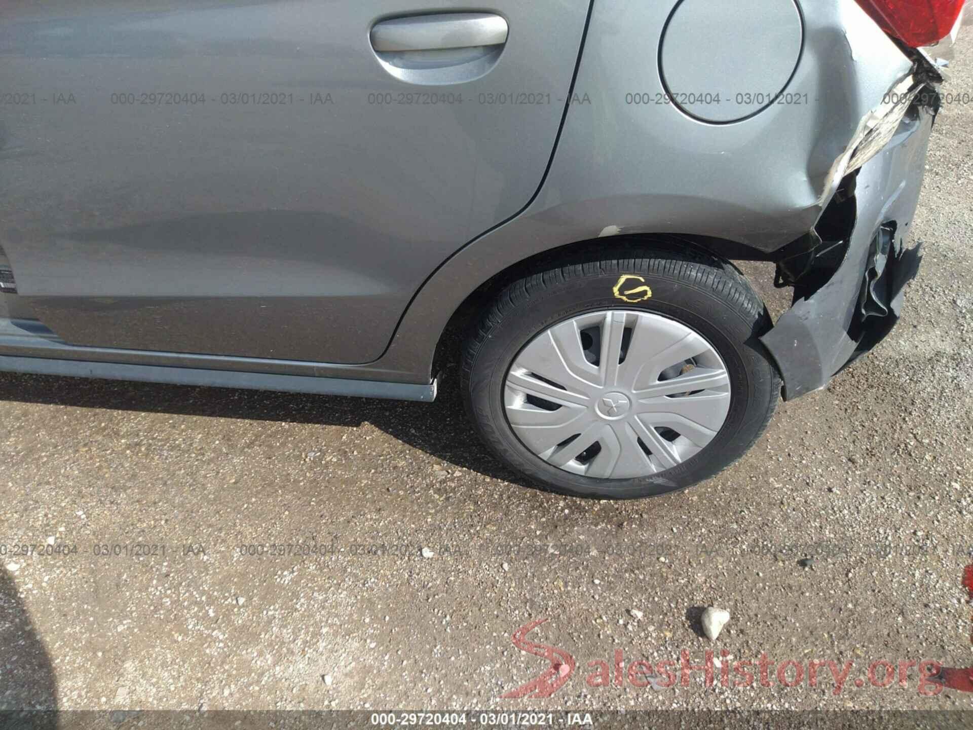 ML32A3HJ8KH003546 2019 MITSUBISHI MIRAGE