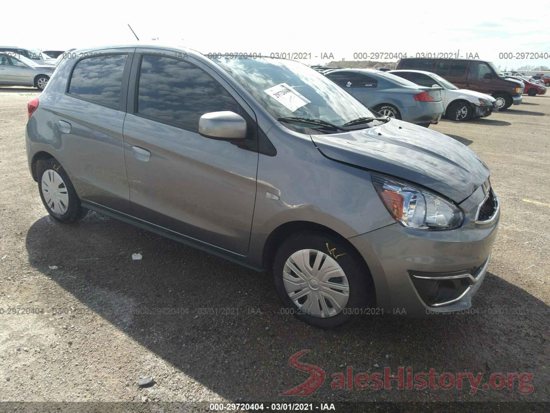 ML32A3HJ8KH003546 2019 MITSUBISHI MIRAGE