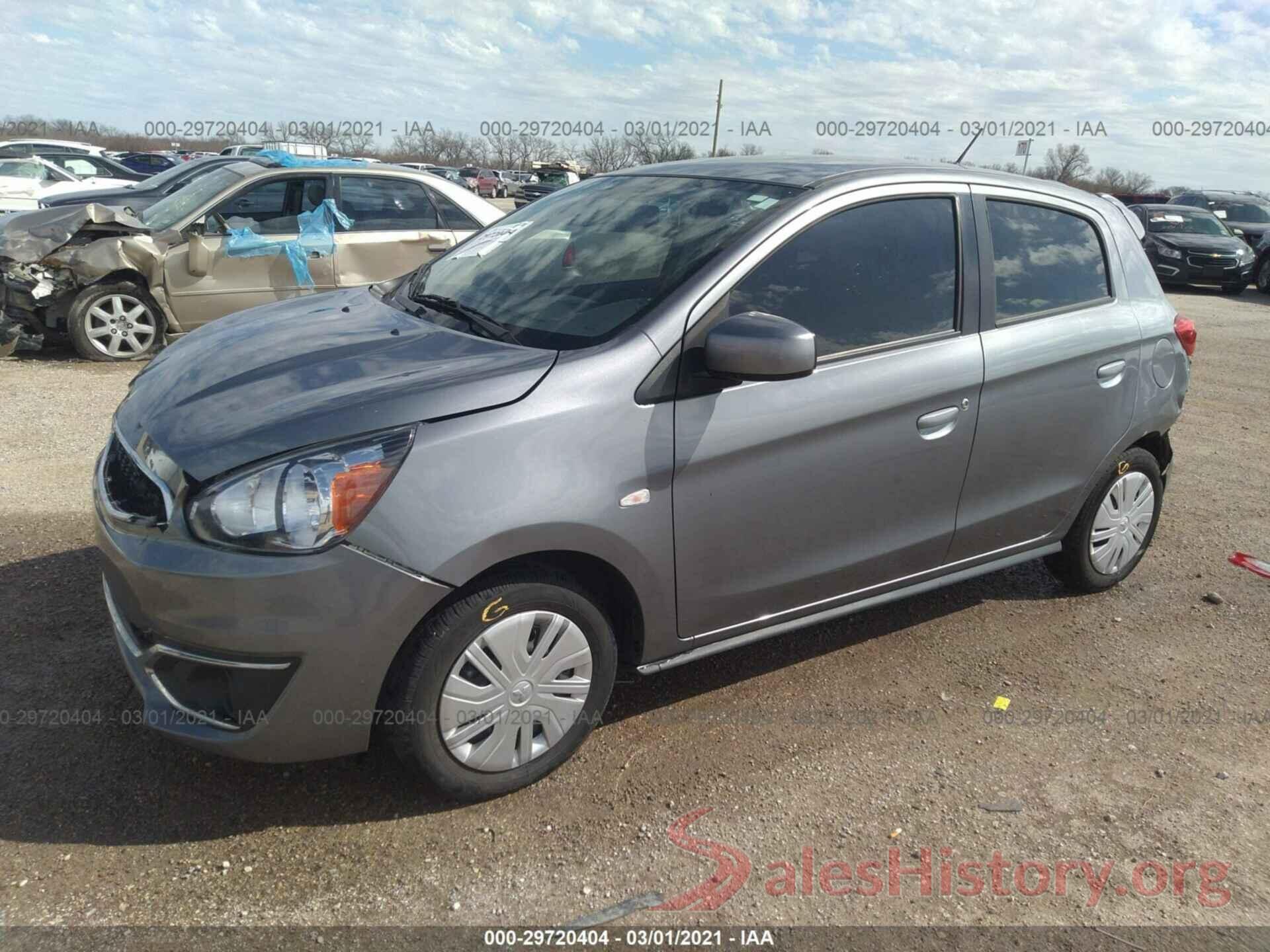 ML32A3HJ8KH003546 2019 MITSUBISHI MIRAGE