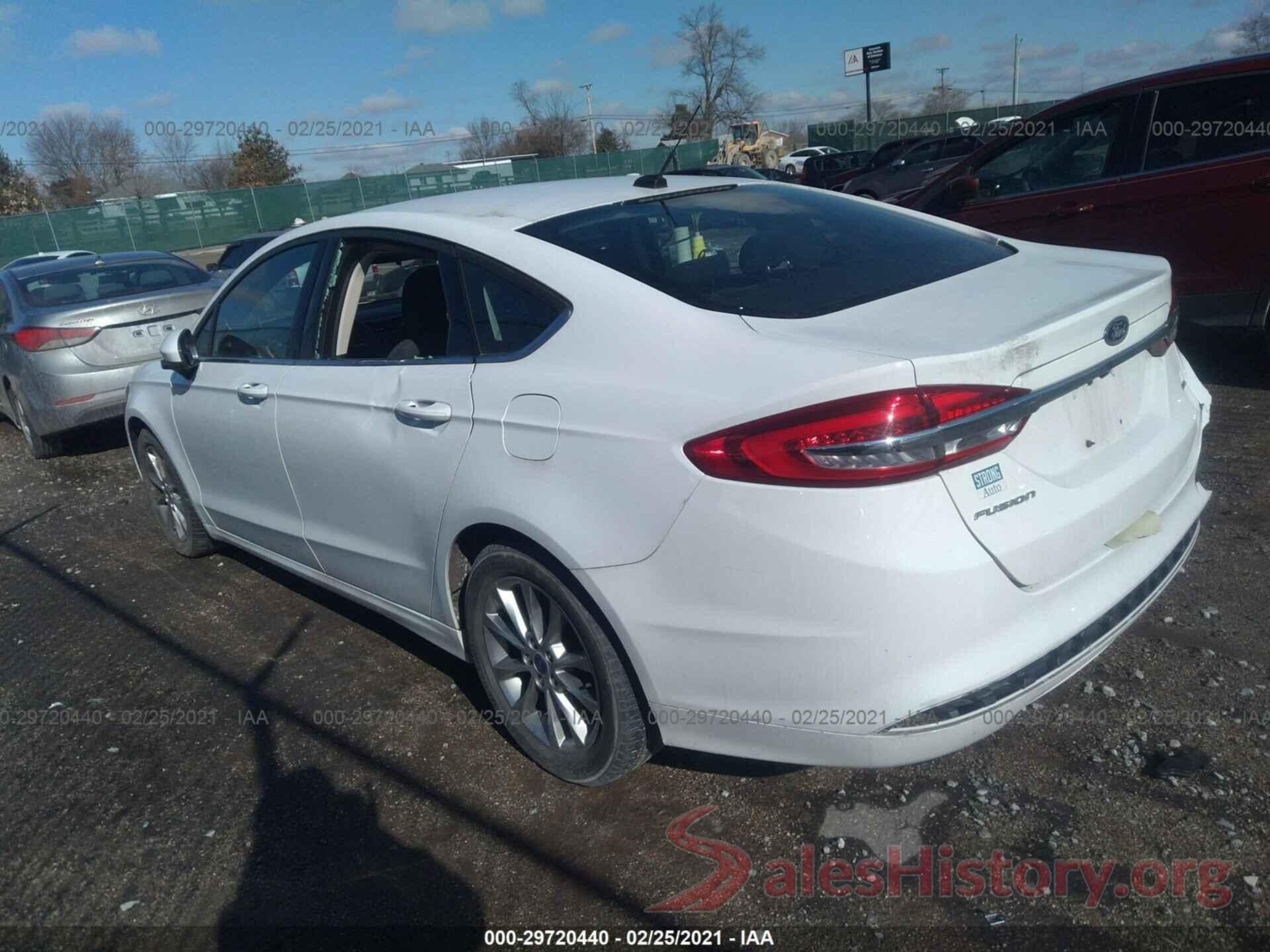 3FA6P0H70HR366727 2017 FORD FUSION