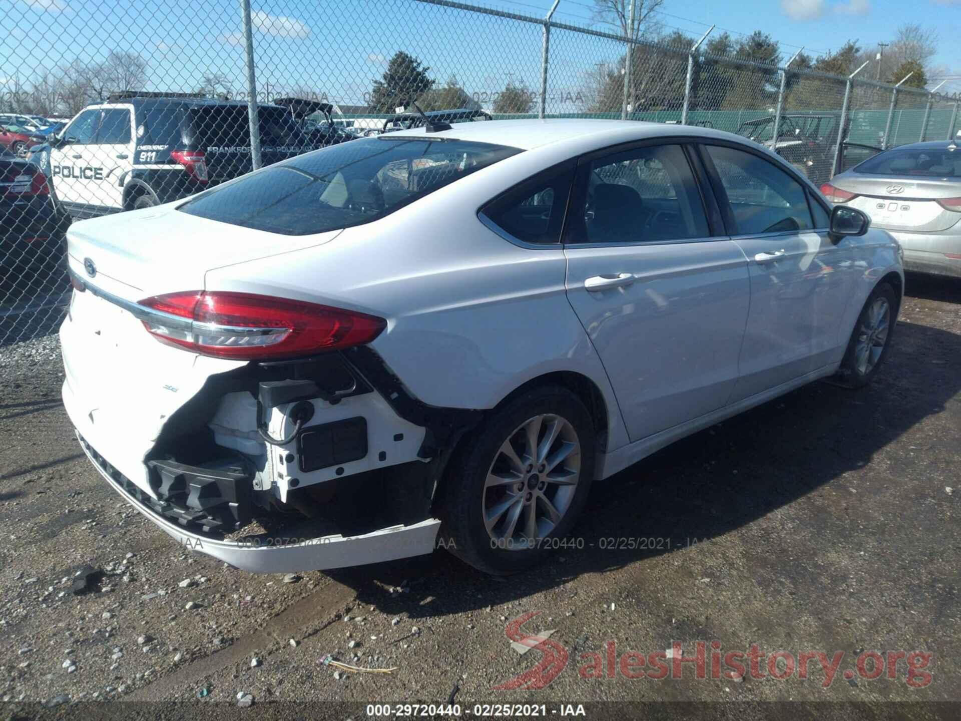 3FA6P0H70HR366727 2017 FORD FUSION