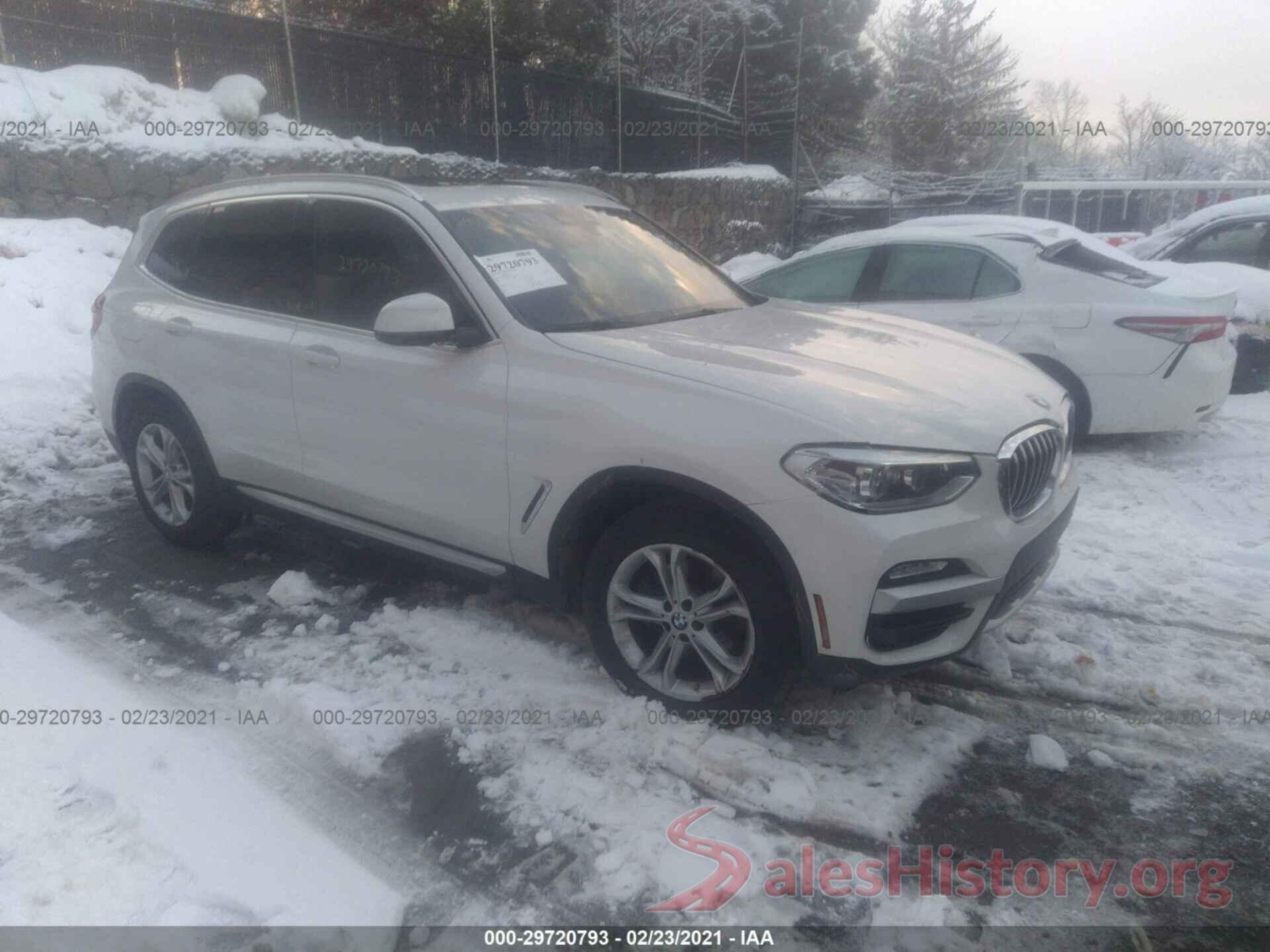 5UXTR7C56KLR44596 2019 BMW X3