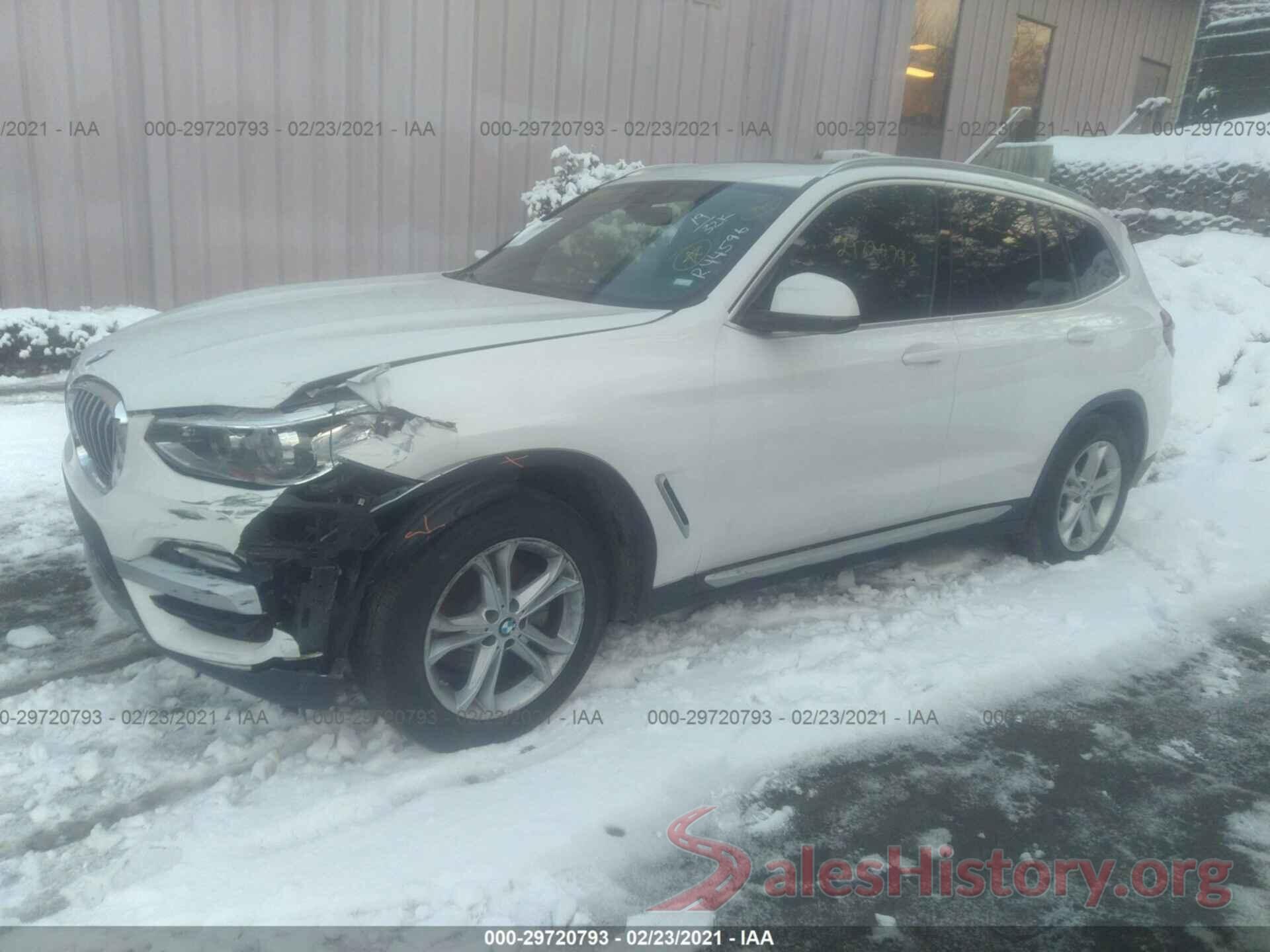 5UXTR7C56KLR44596 2019 BMW X3