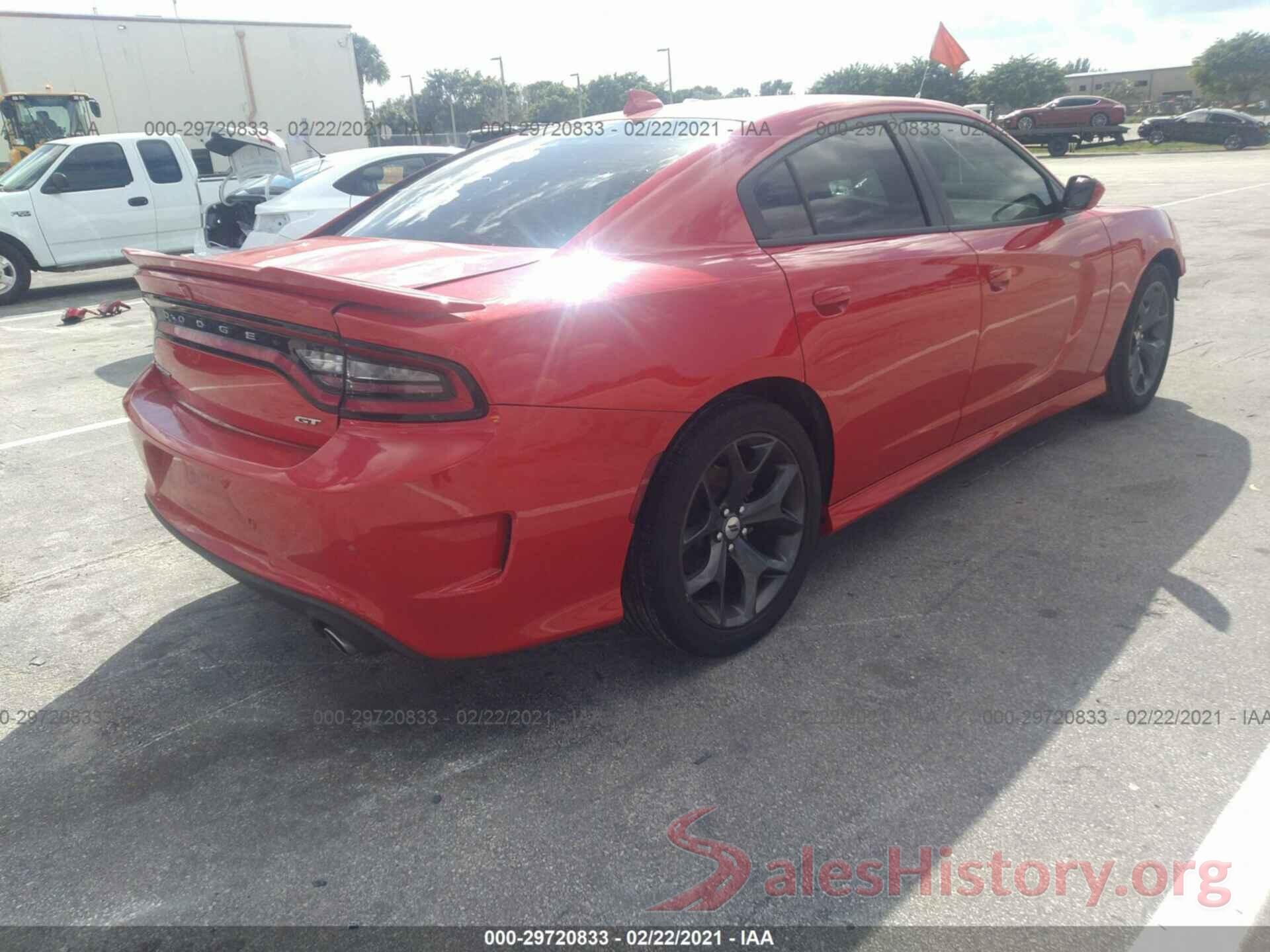 2C3CDXHG0KH598296 2019 DODGE CHARGER