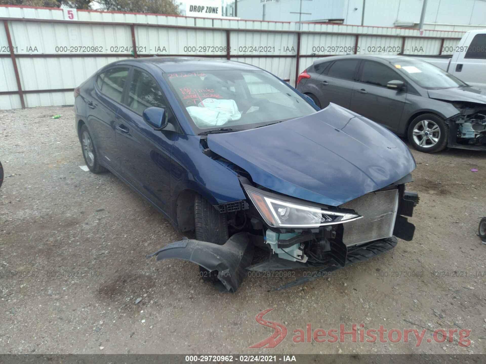 5NPD84LF4LH539410 2020 HYUNDAI ELANTRA