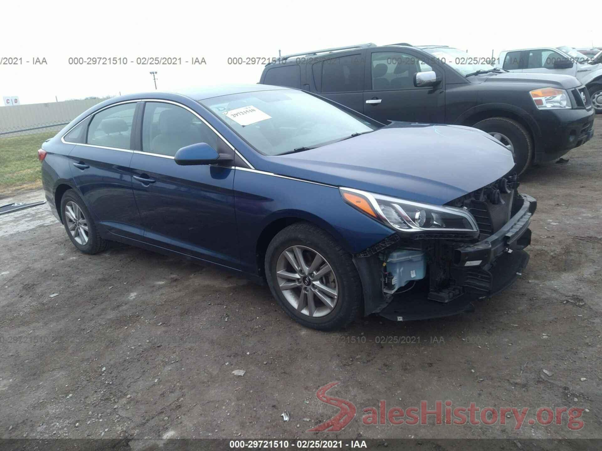 5NPE24AF5GH366186 2016 HYUNDAI SONATA