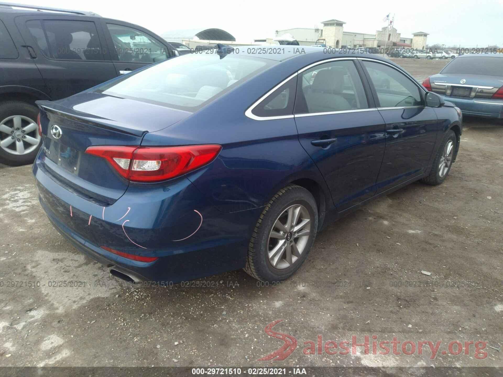 5NPE24AF5GH366186 2016 HYUNDAI SONATA