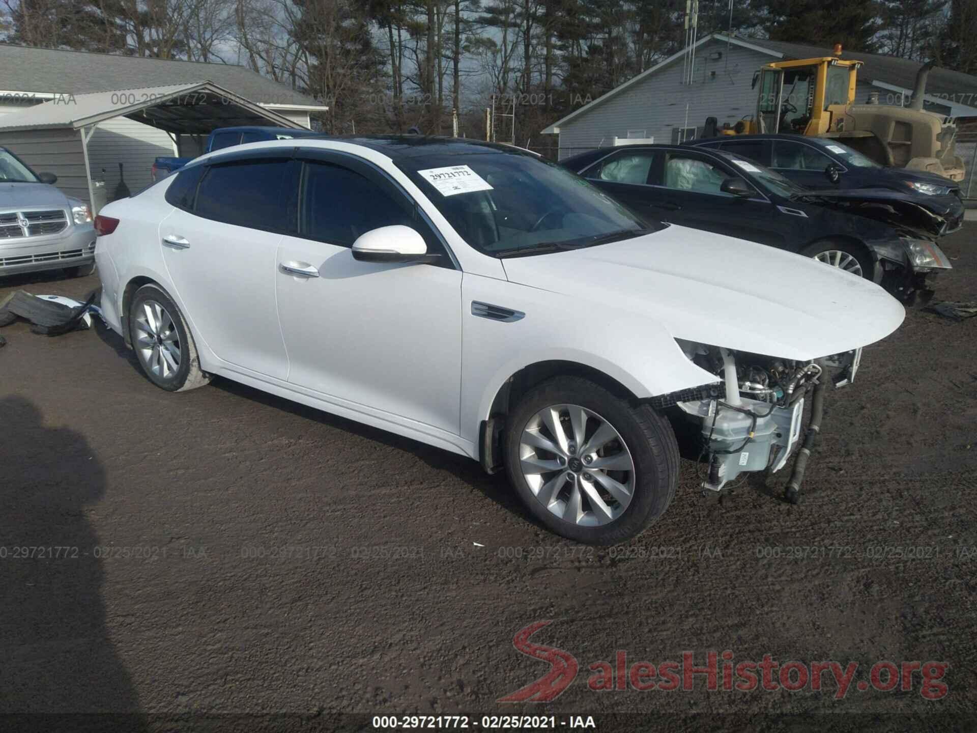 5XXGU4L31GG088923 2016 KIA OPTIMA