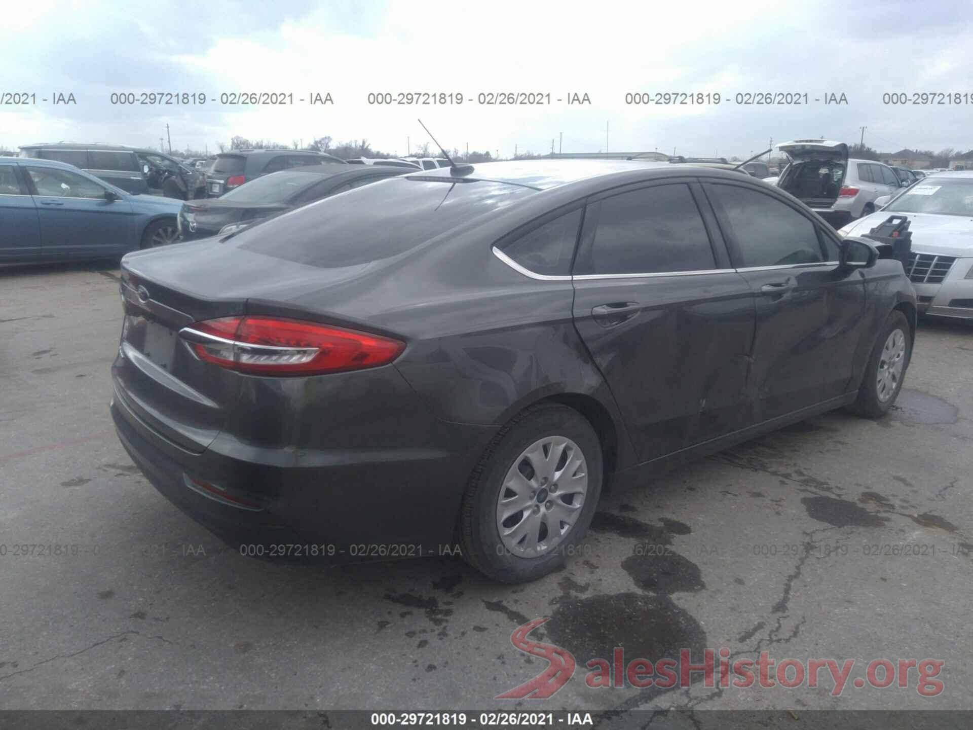 3FA6P0G74KR250519 2019 FORD FUSION