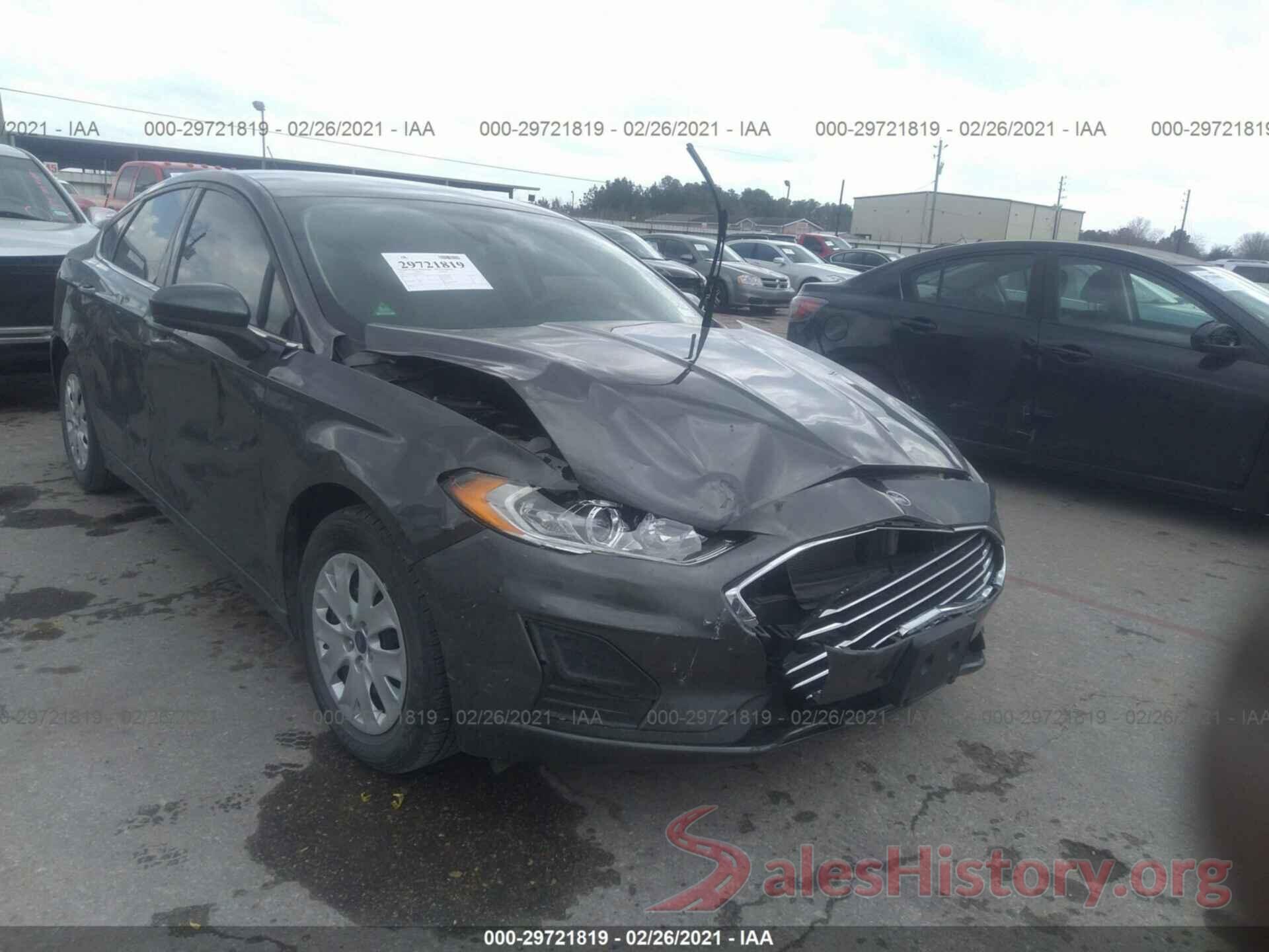 3FA6P0G74KR250519 2019 FORD FUSION