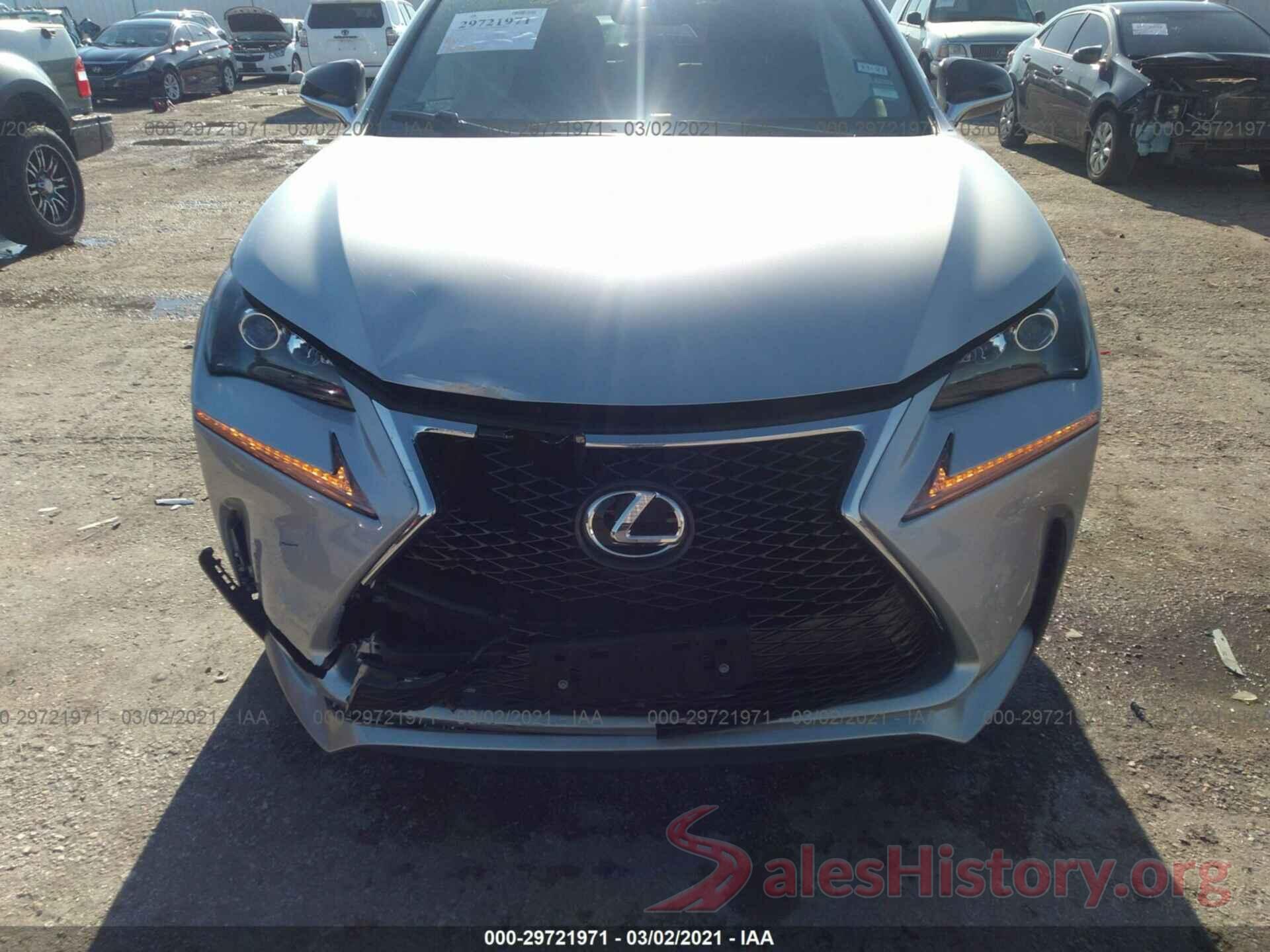 JTJYARBZ6H2066257 2017 LEXUS NX