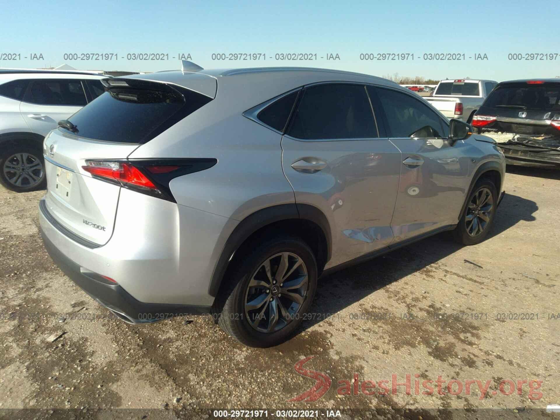 JTJYARBZ6H2066257 2017 LEXUS NX