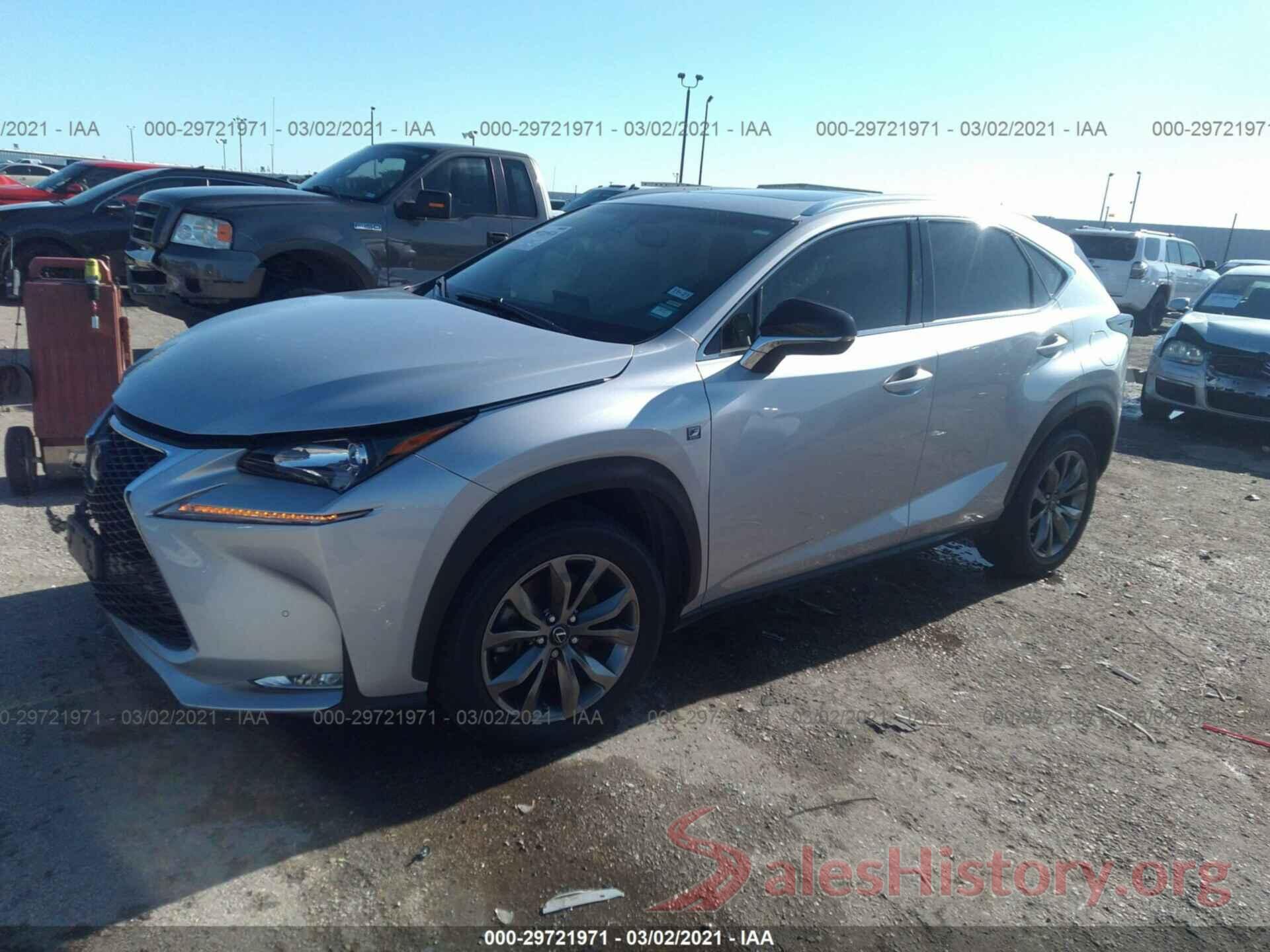 JTJYARBZ6H2066257 2017 LEXUS NX