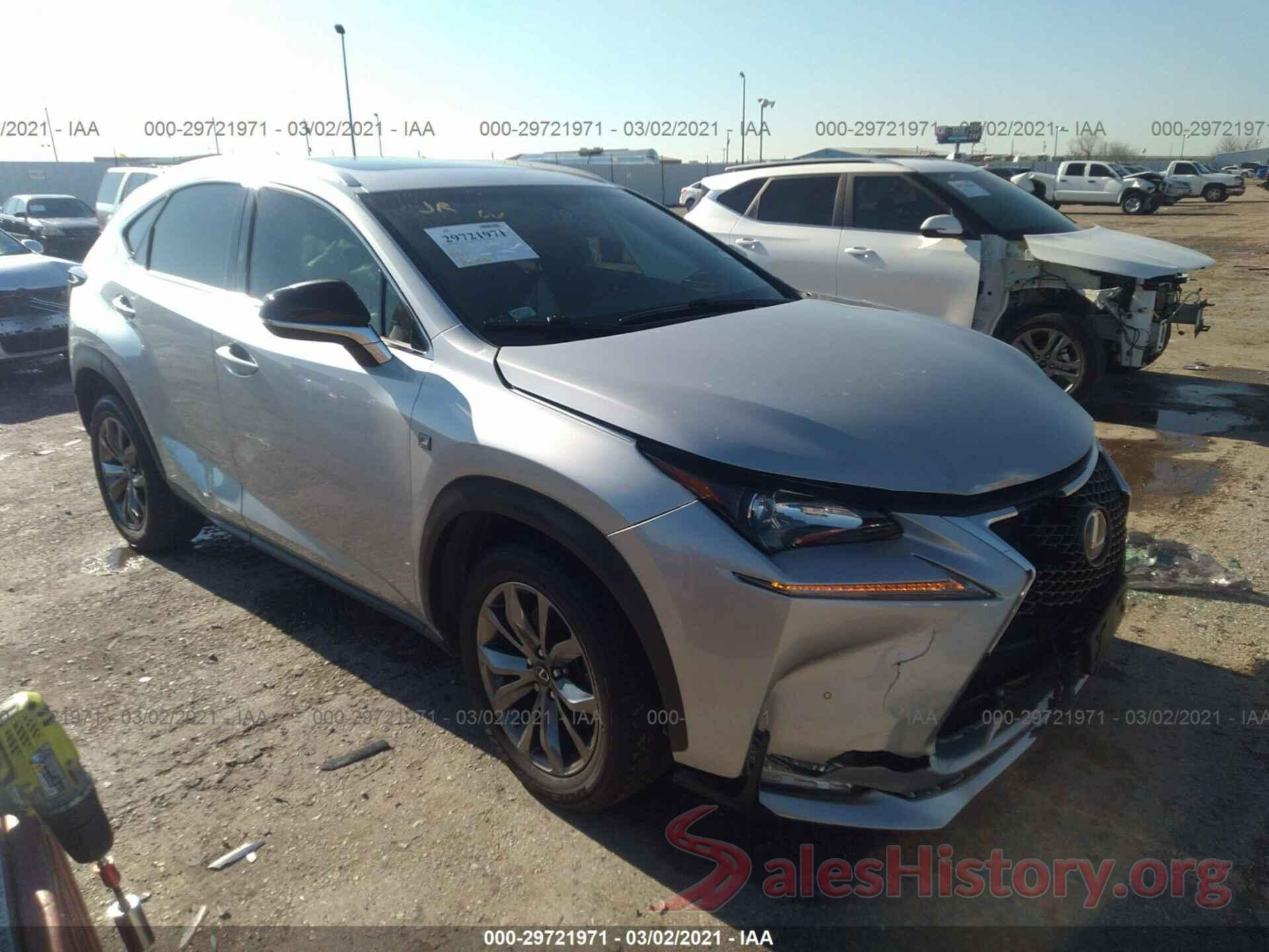 JTJYARBZ6H2066257 2017 LEXUS NX