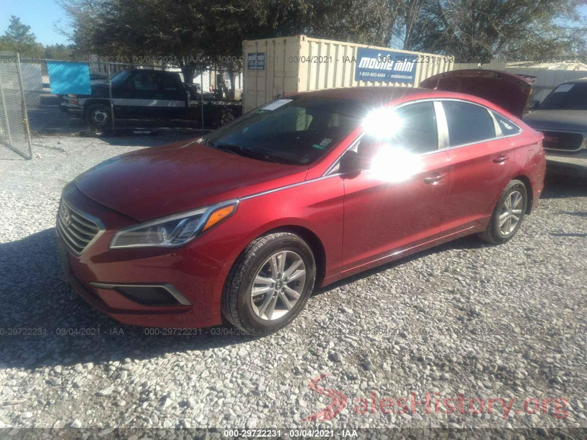 5NPE24AF8GH401254 2016 HYUNDAI SONATA