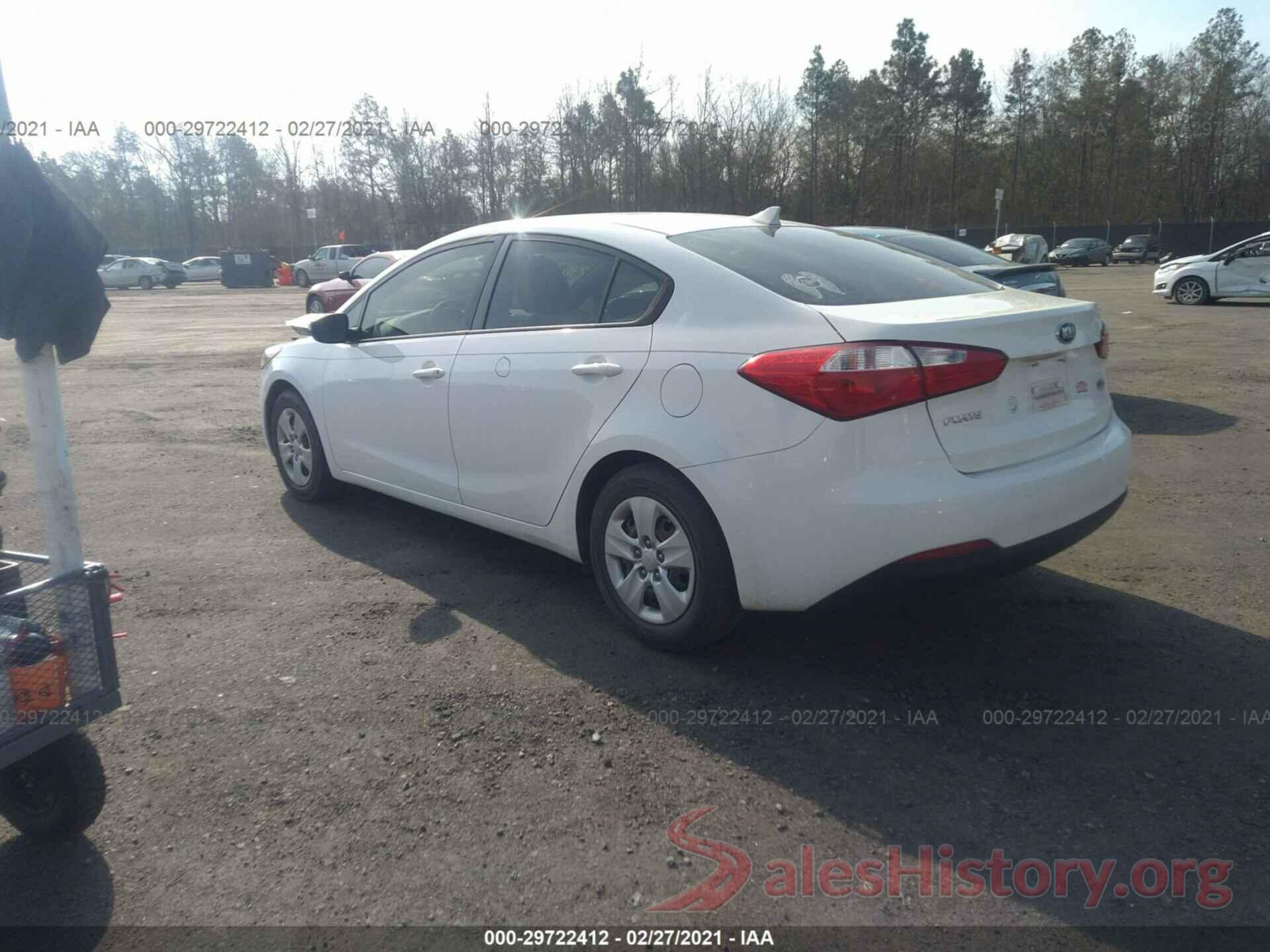 KNAFK4A69G5438847 2016 KIA FORTE