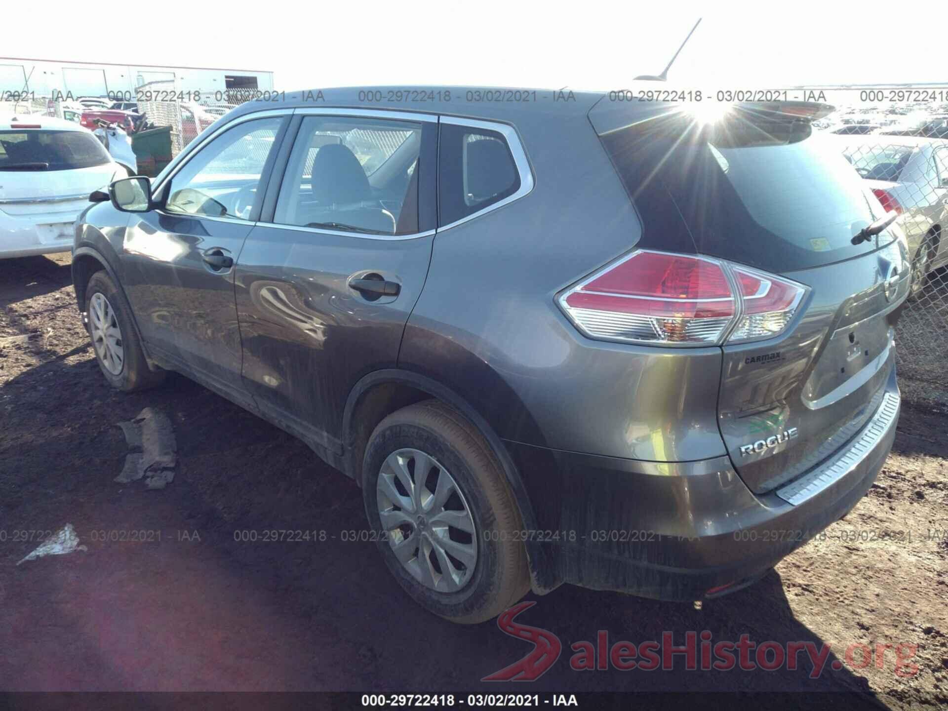 KNMAT2MVXGP627853 2016 NISSAN ROGUE