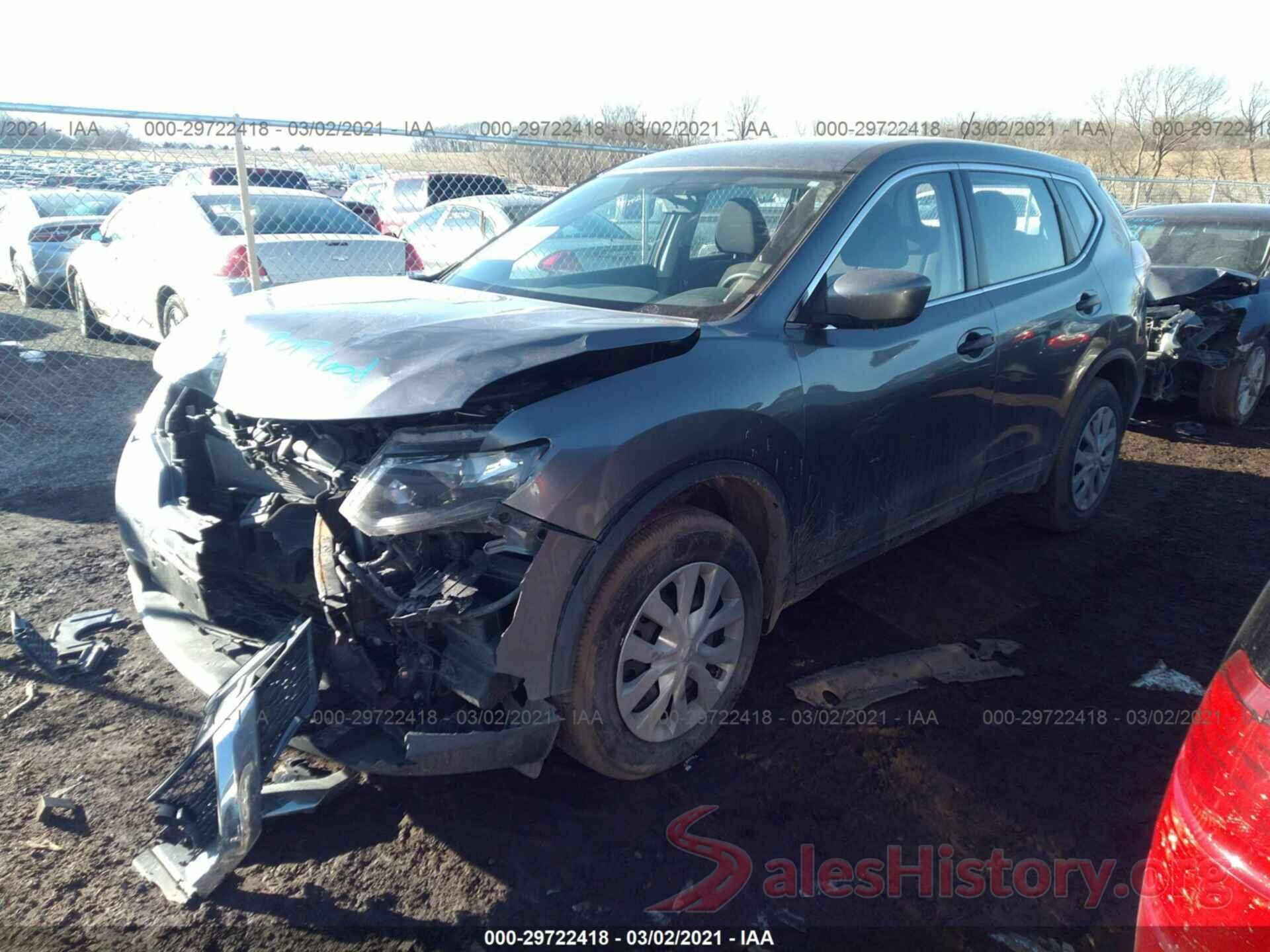 KNMAT2MVXGP627853 2016 NISSAN ROGUE