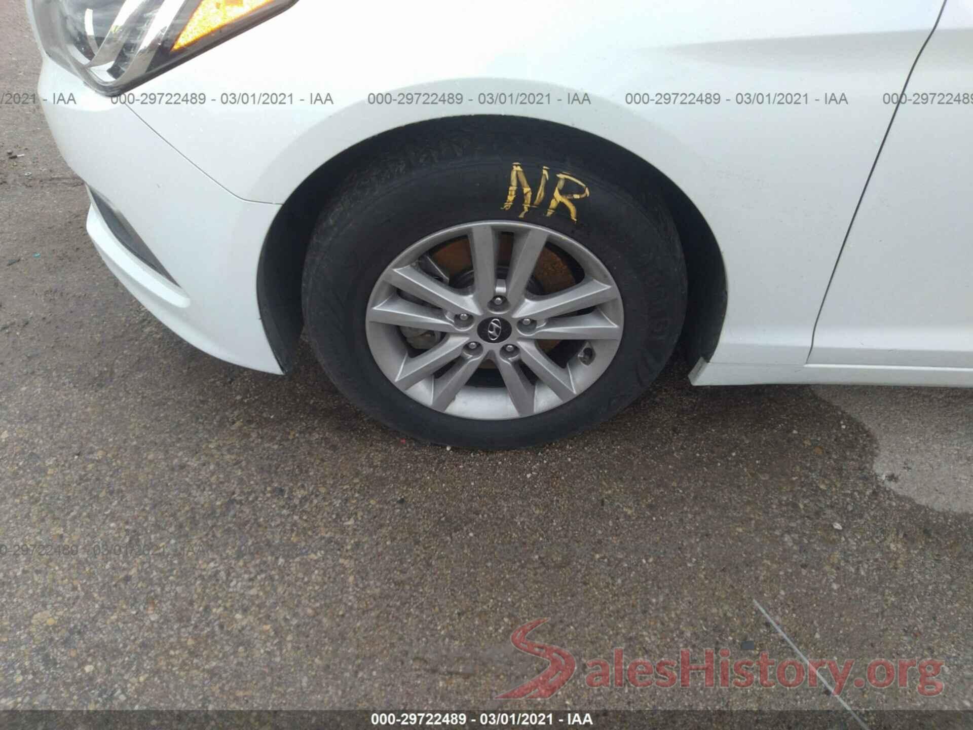 5NPE24AF2GH269107 2016 HYUNDAI SONATA