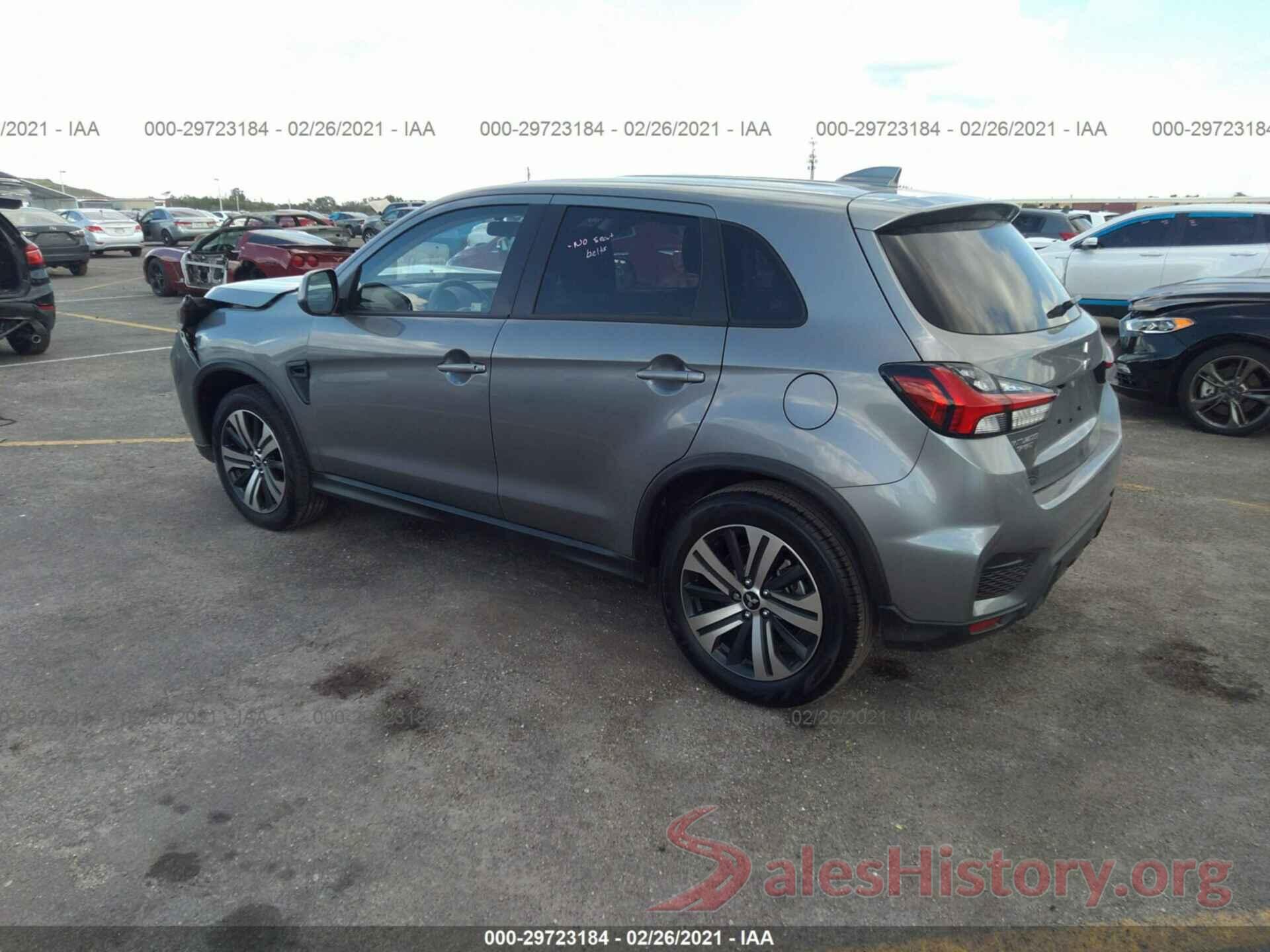 JA4AP3AU9LU020256 2020 MITSUBISHI OUTLANDER SPORT