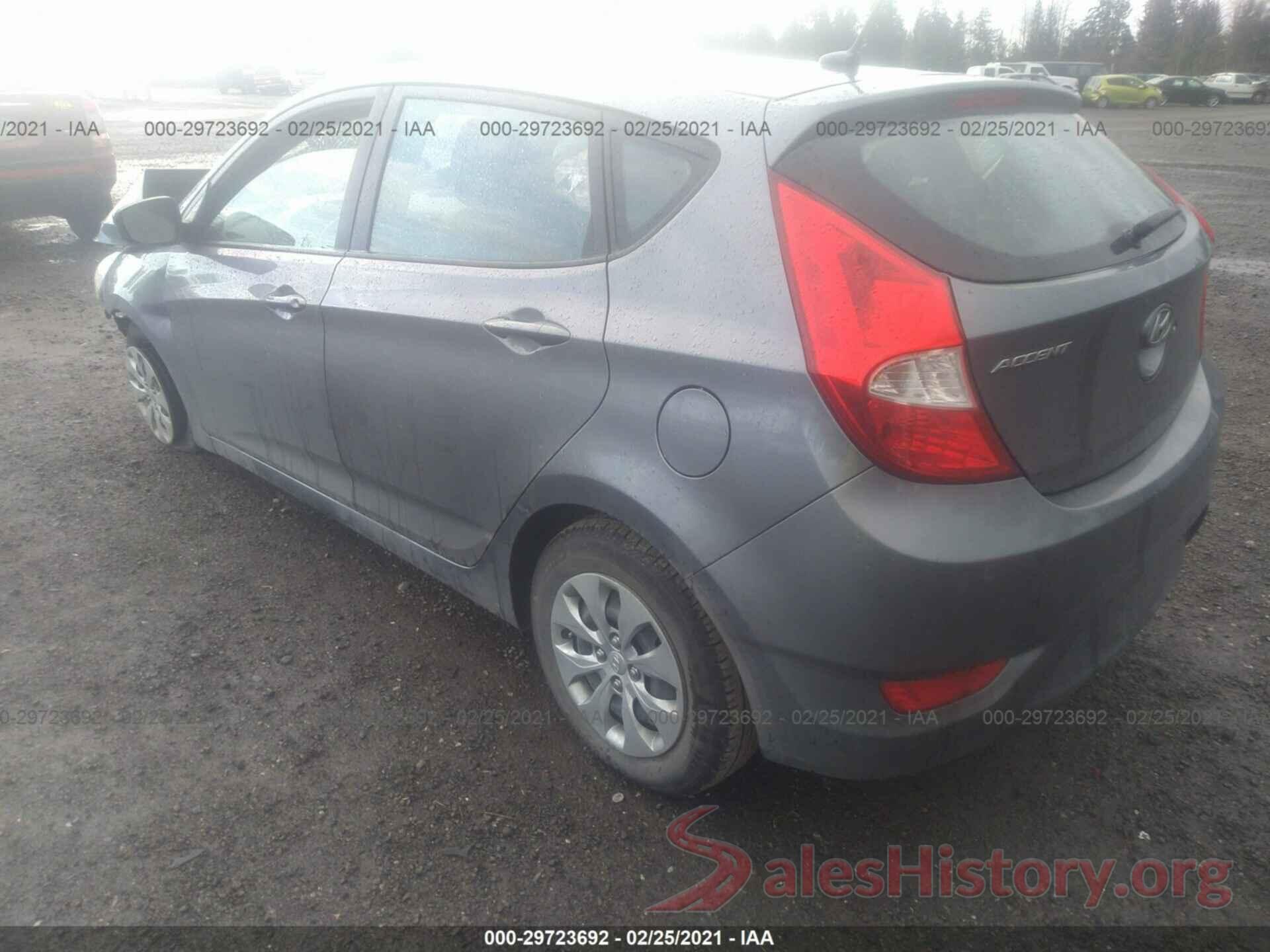 KMHCT5AE4HU342854 2017 HYUNDAI ACCENT