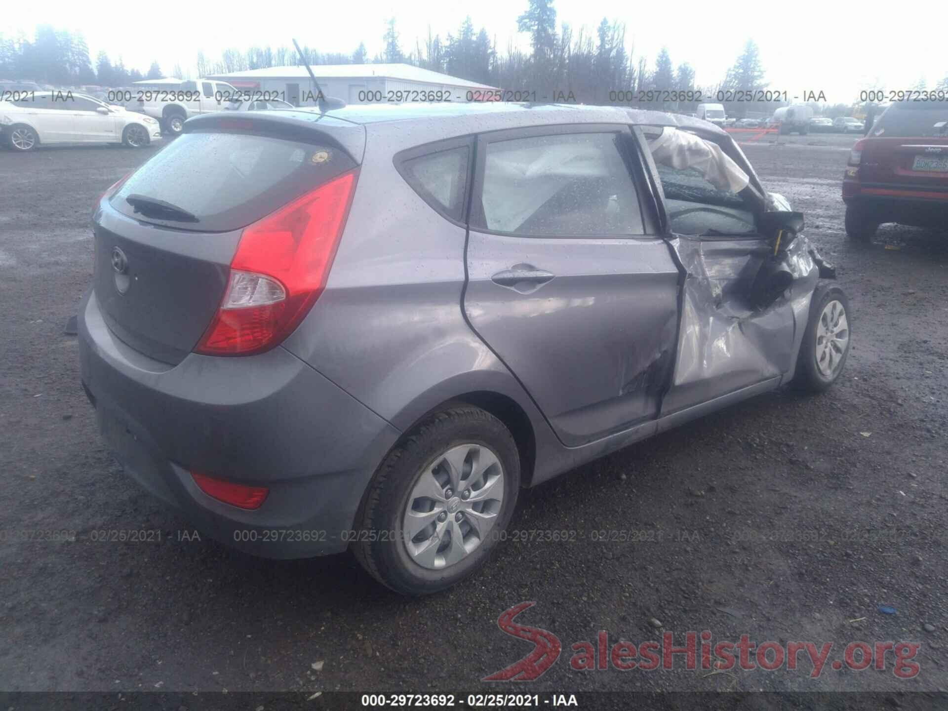 KMHCT5AE4HU342854 2017 HYUNDAI ACCENT