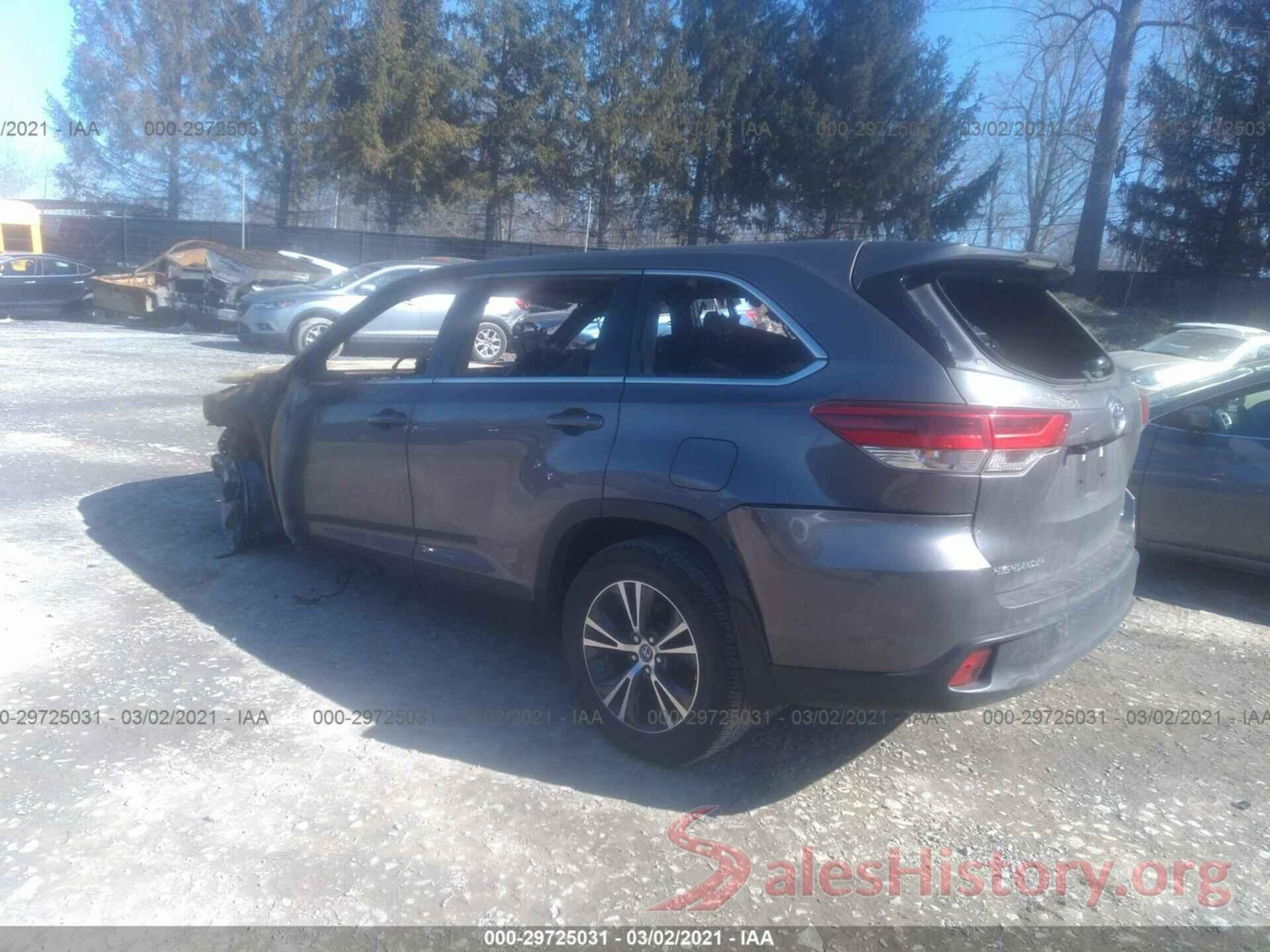 5TDBZRFH7KS723148 2019 TOYOTA HIGHLANDER