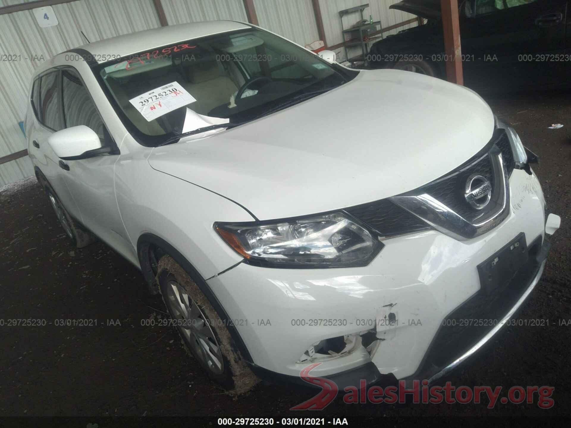 5N1AT2MT1GC876270 2016 NISSAN ROGUE