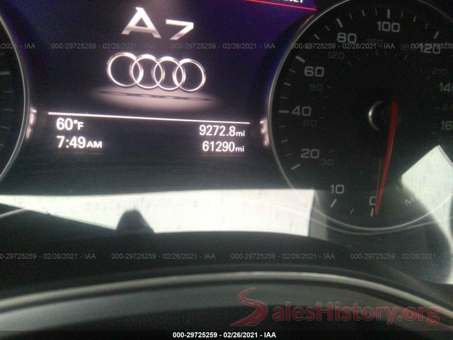 WAU2GAFCXGN055027 2016 AUDI A7