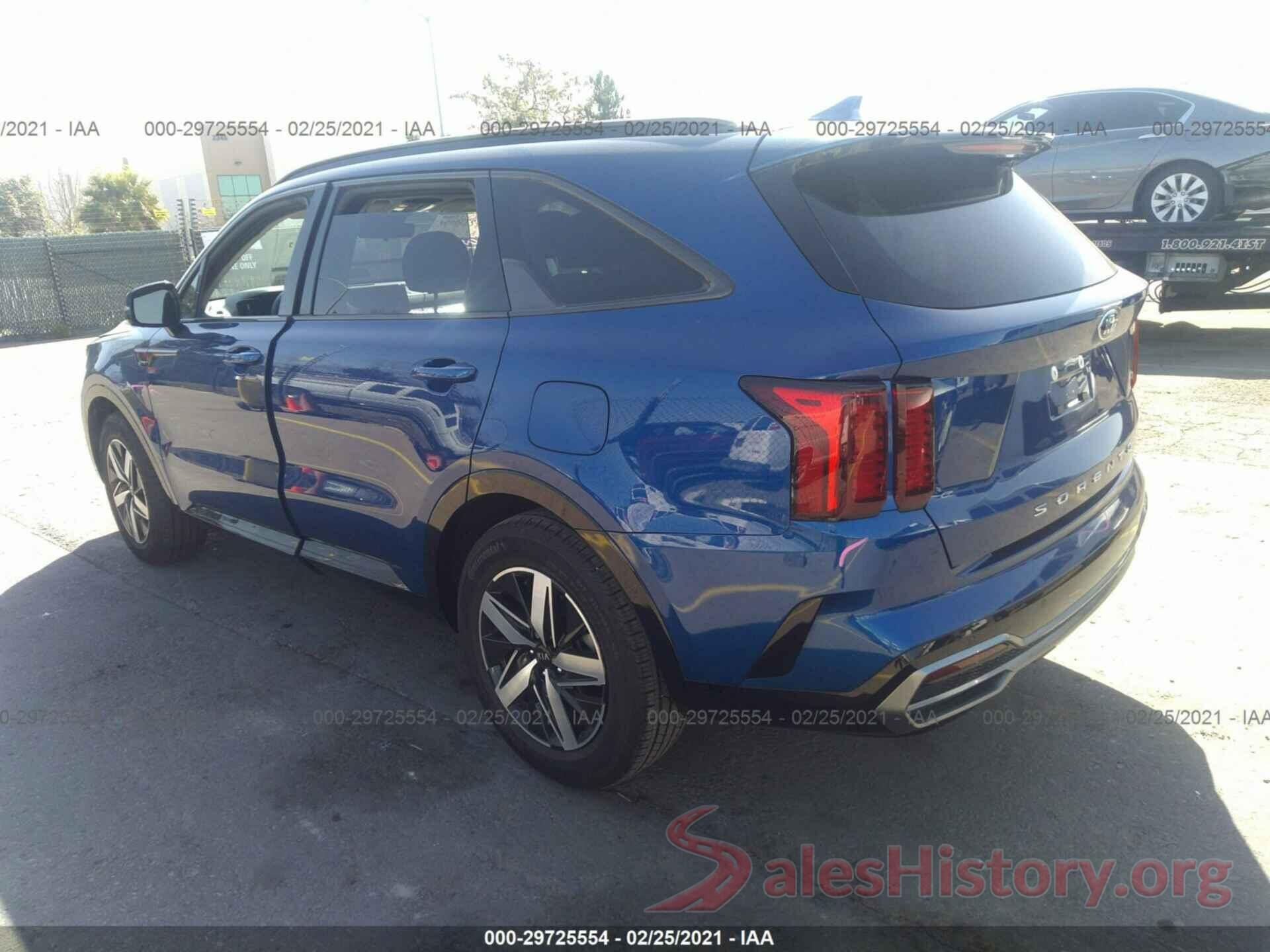 5XYRL4LC8MG008603 2021 KIA SORENTO