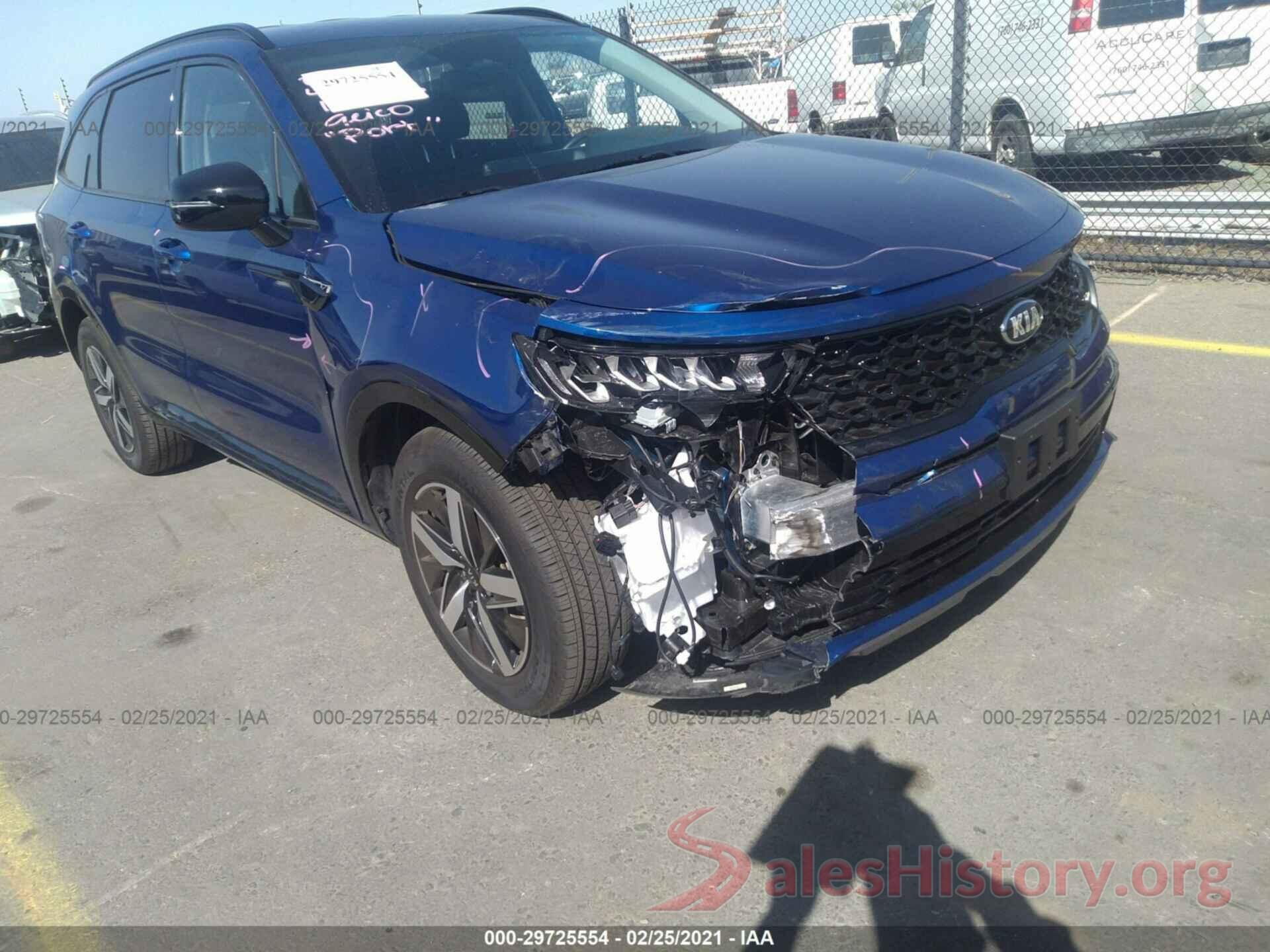 5XYRL4LC8MG008603 2021 KIA SORENTO