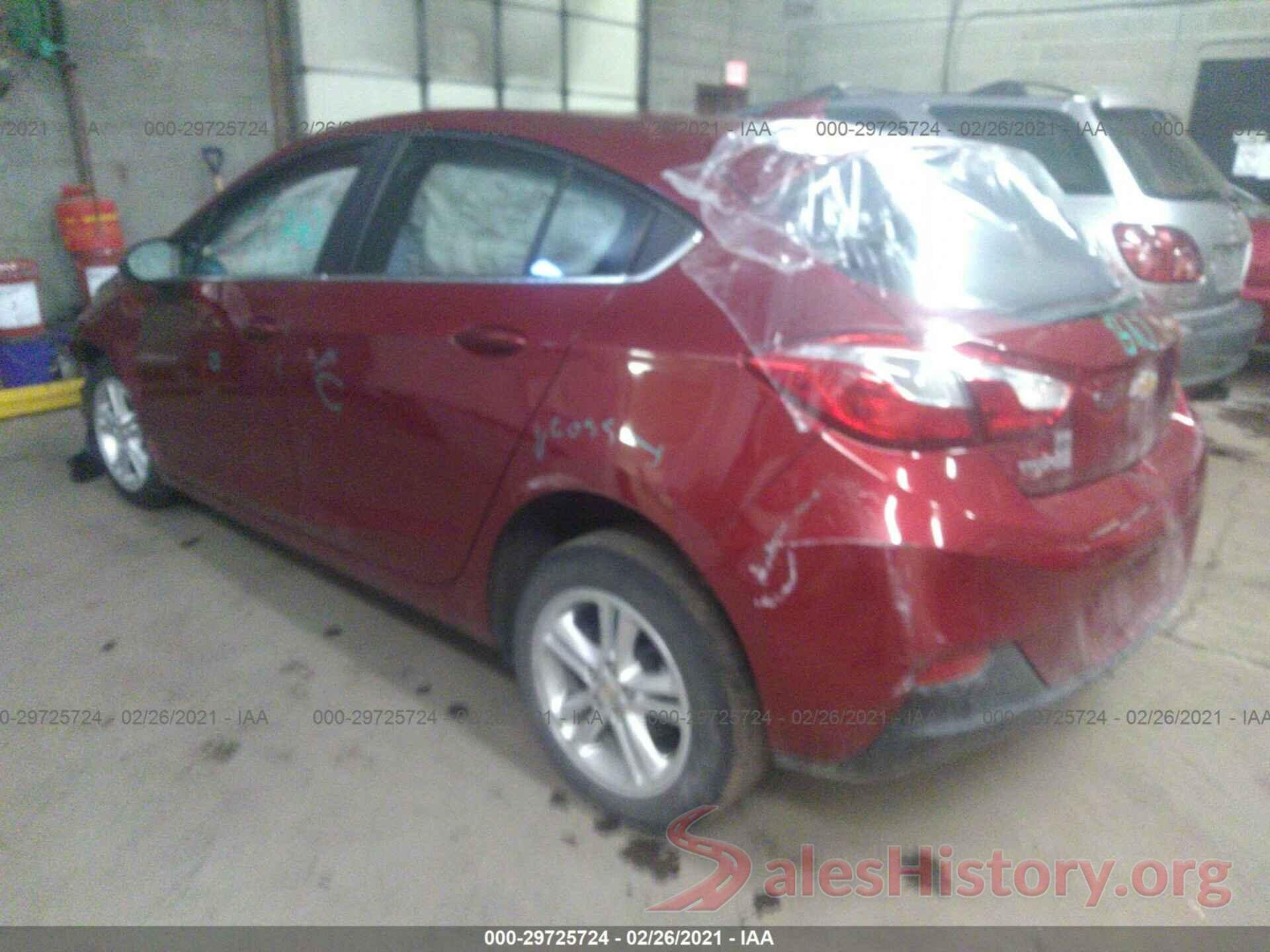 3G1BE6SM3JS520709 2018 CHEVROLET CRUZE