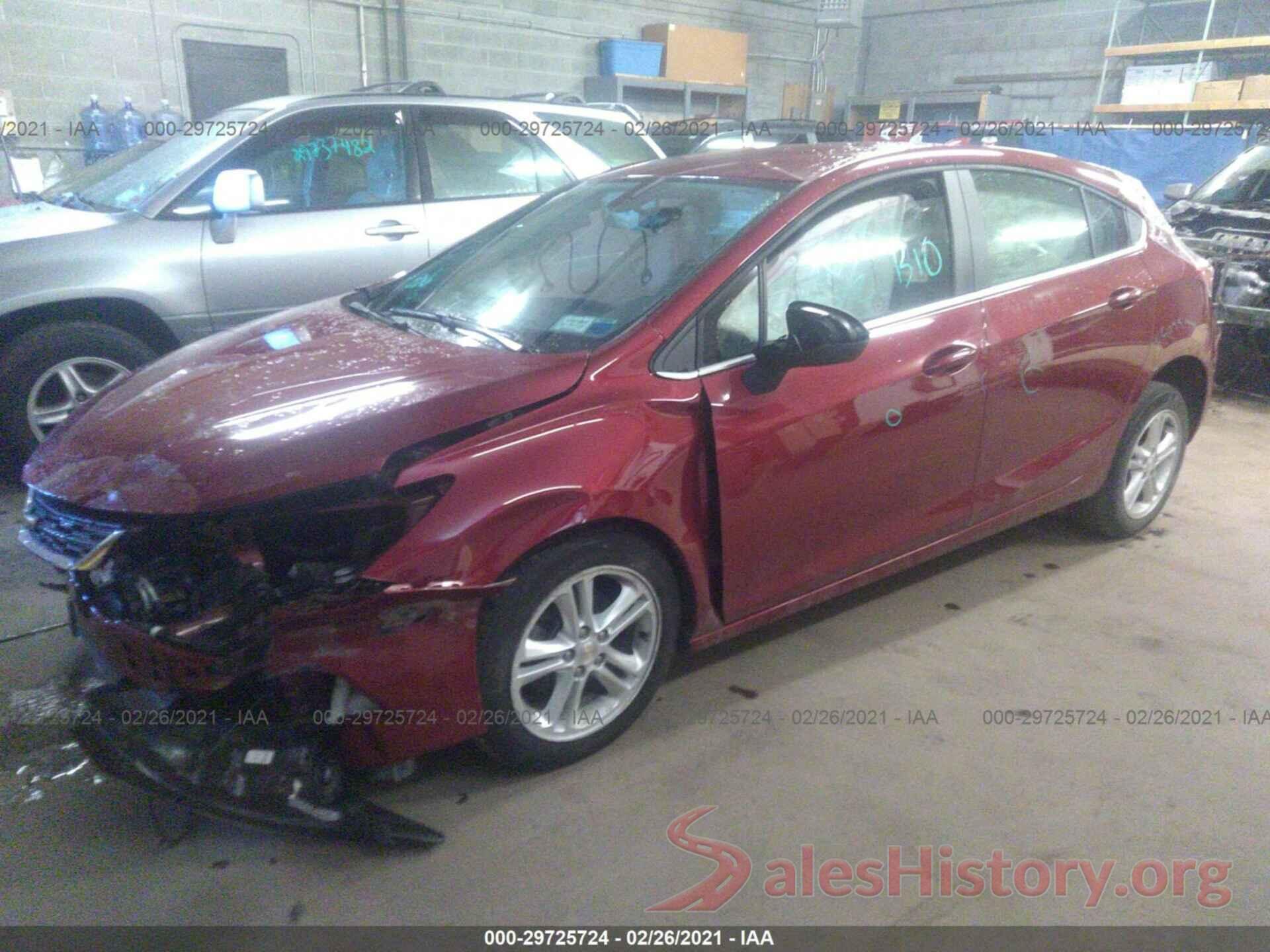 3G1BE6SM3JS520709 2018 CHEVROLET CRUZE