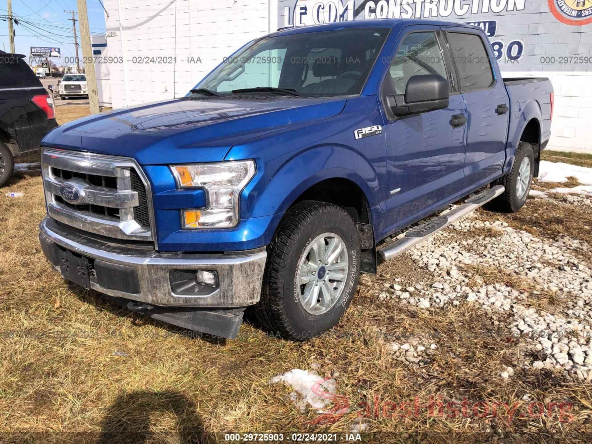 1FTEW1EGXHKD01049 2017 FORD F-150