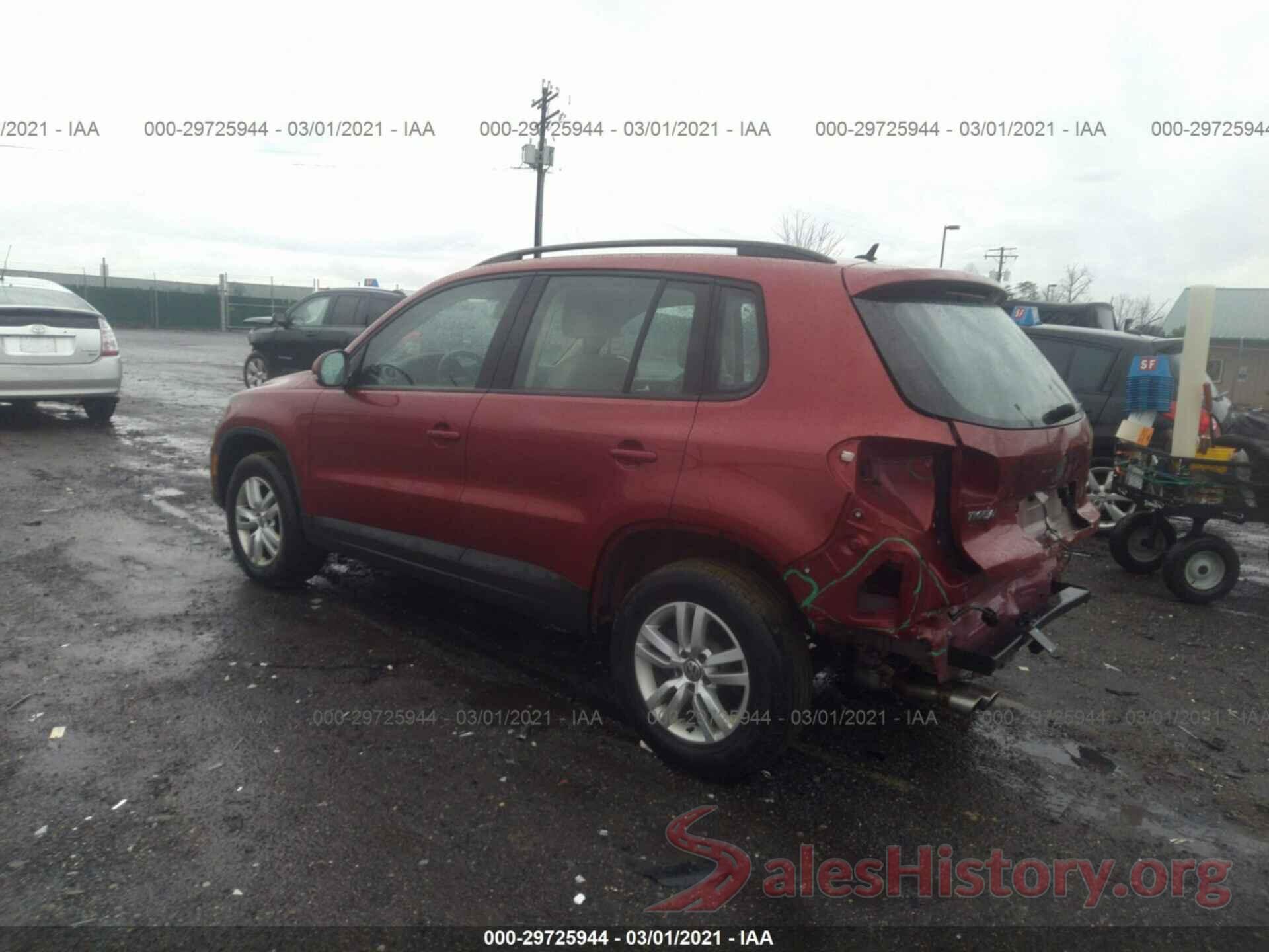 WVGBV7AX5GW014252 2016 VOLKSWAGEN TIGUAN