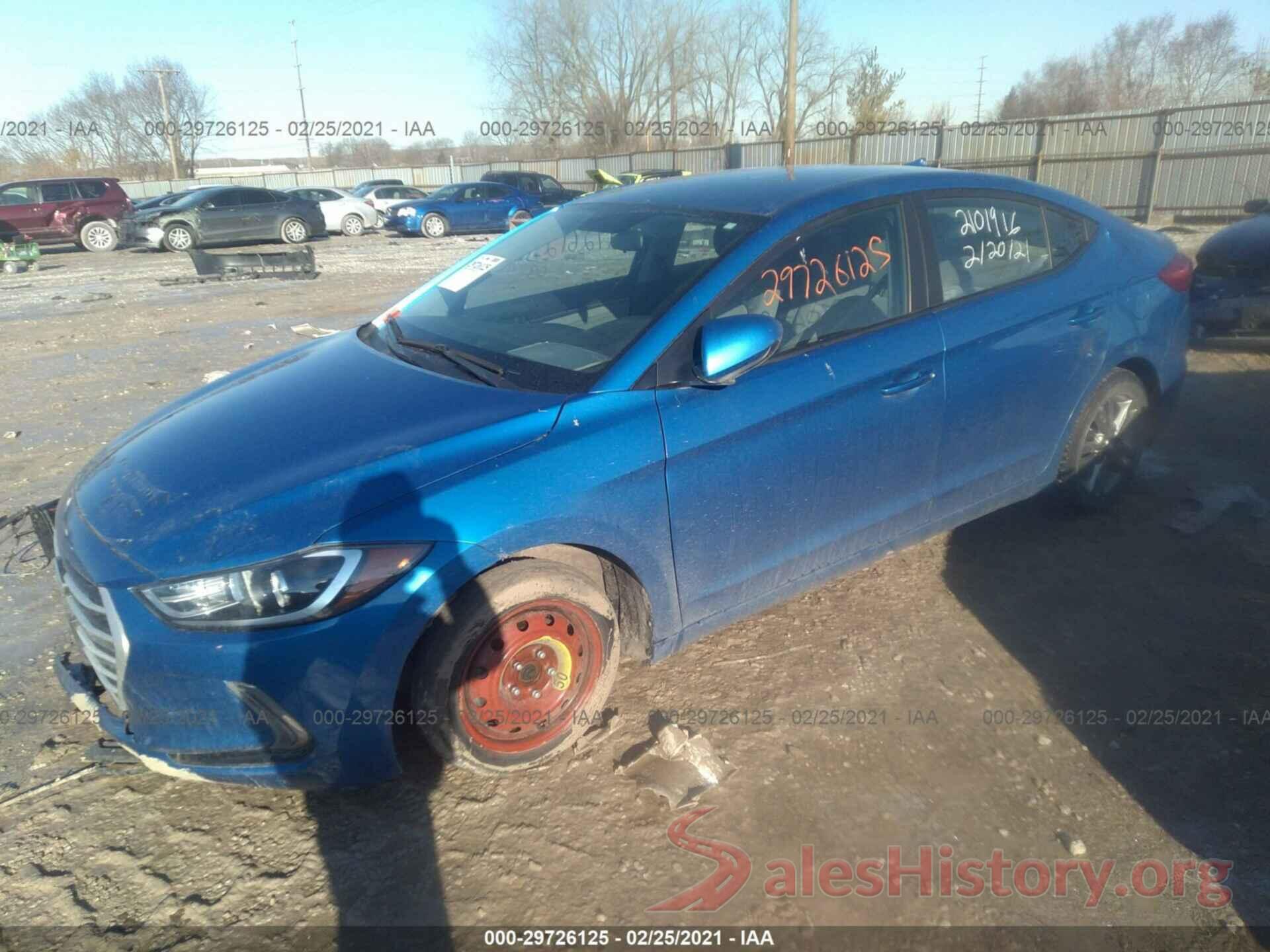 KMHD84LF4HU222820 2017 HYUNDAI ELANTRA