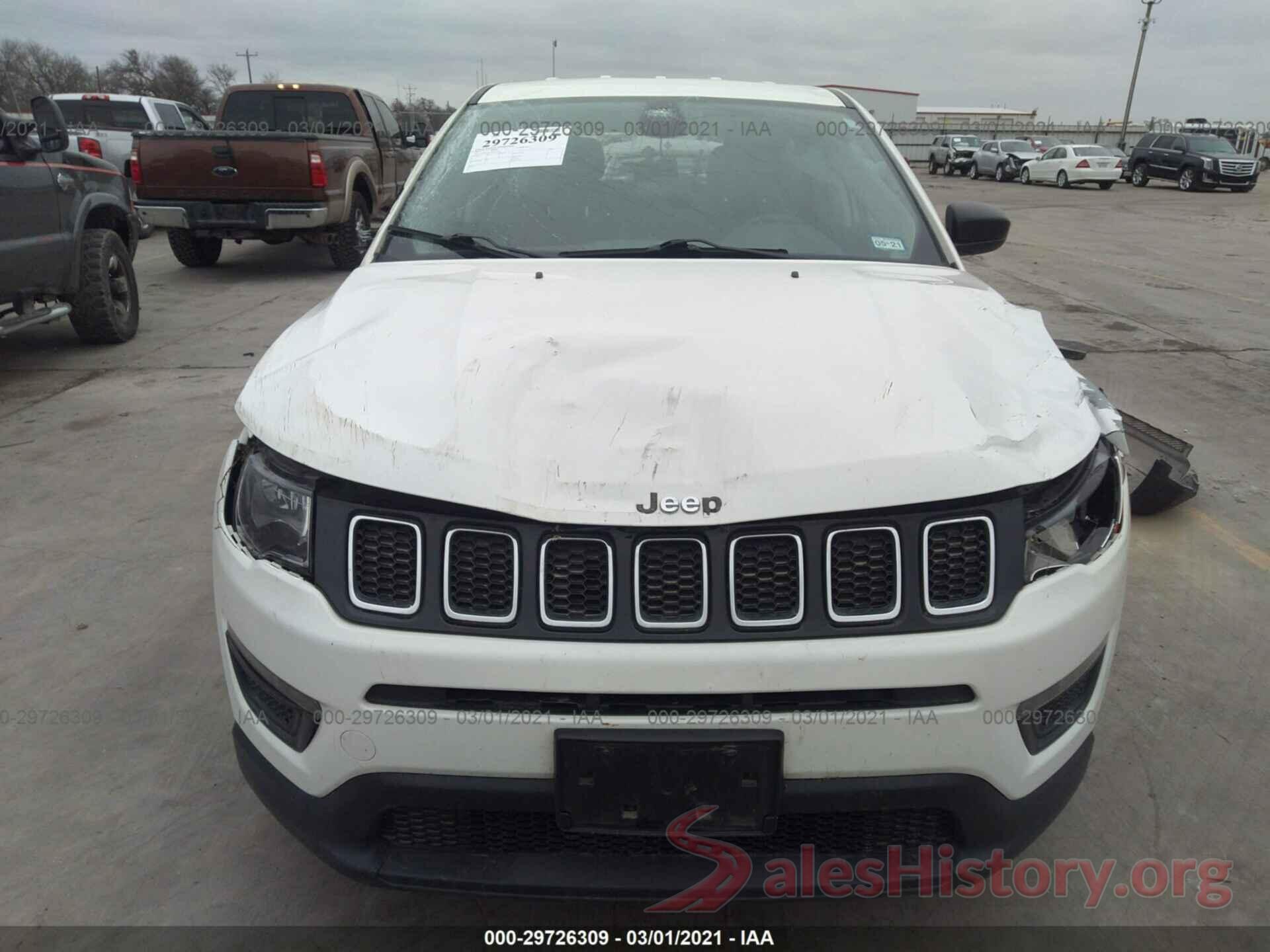 3C4NJCABXHT661098 2017 JEEP COMPASS