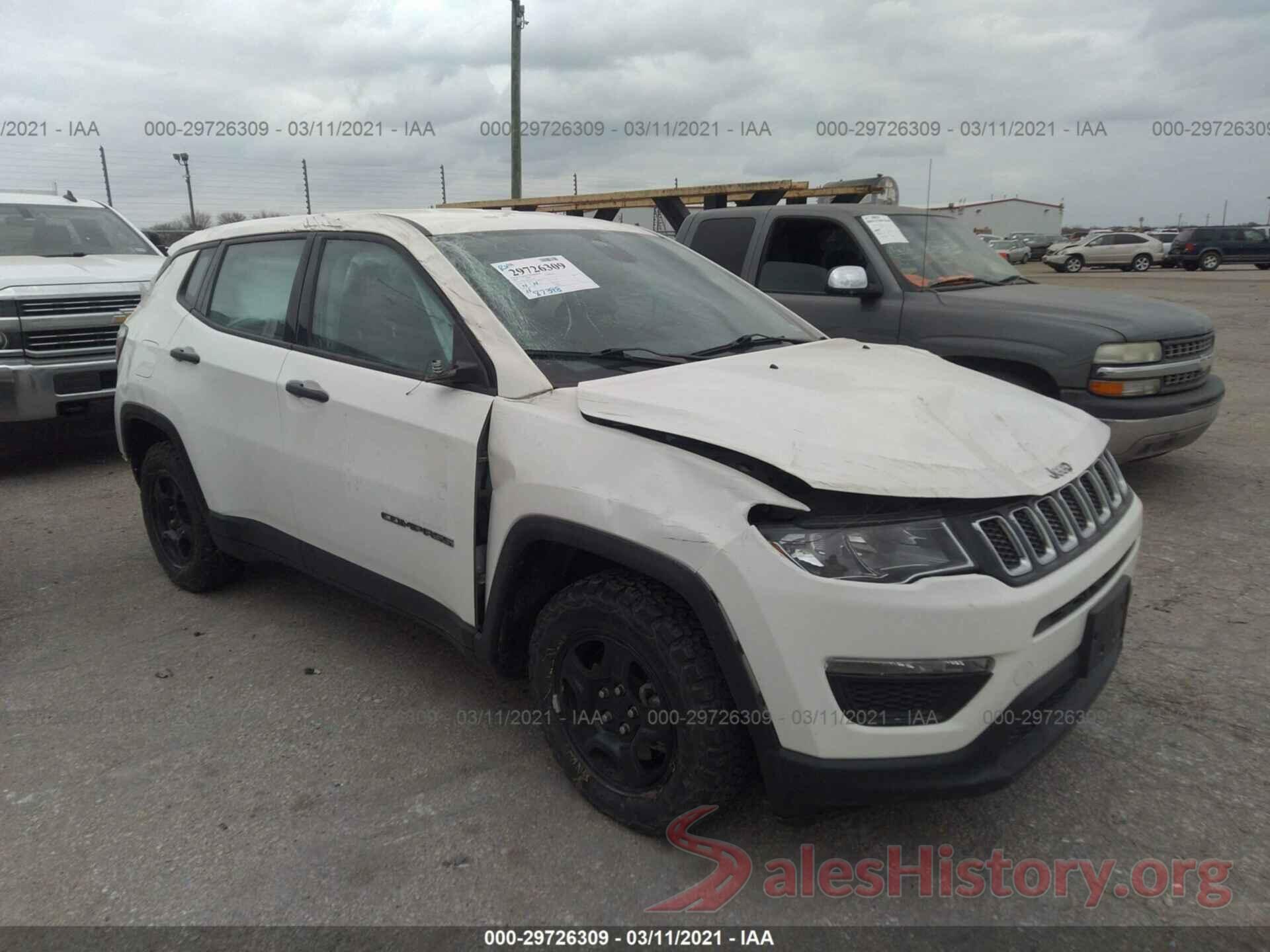 3C4NJCABXHT661098 2017 JEEP COMPASS