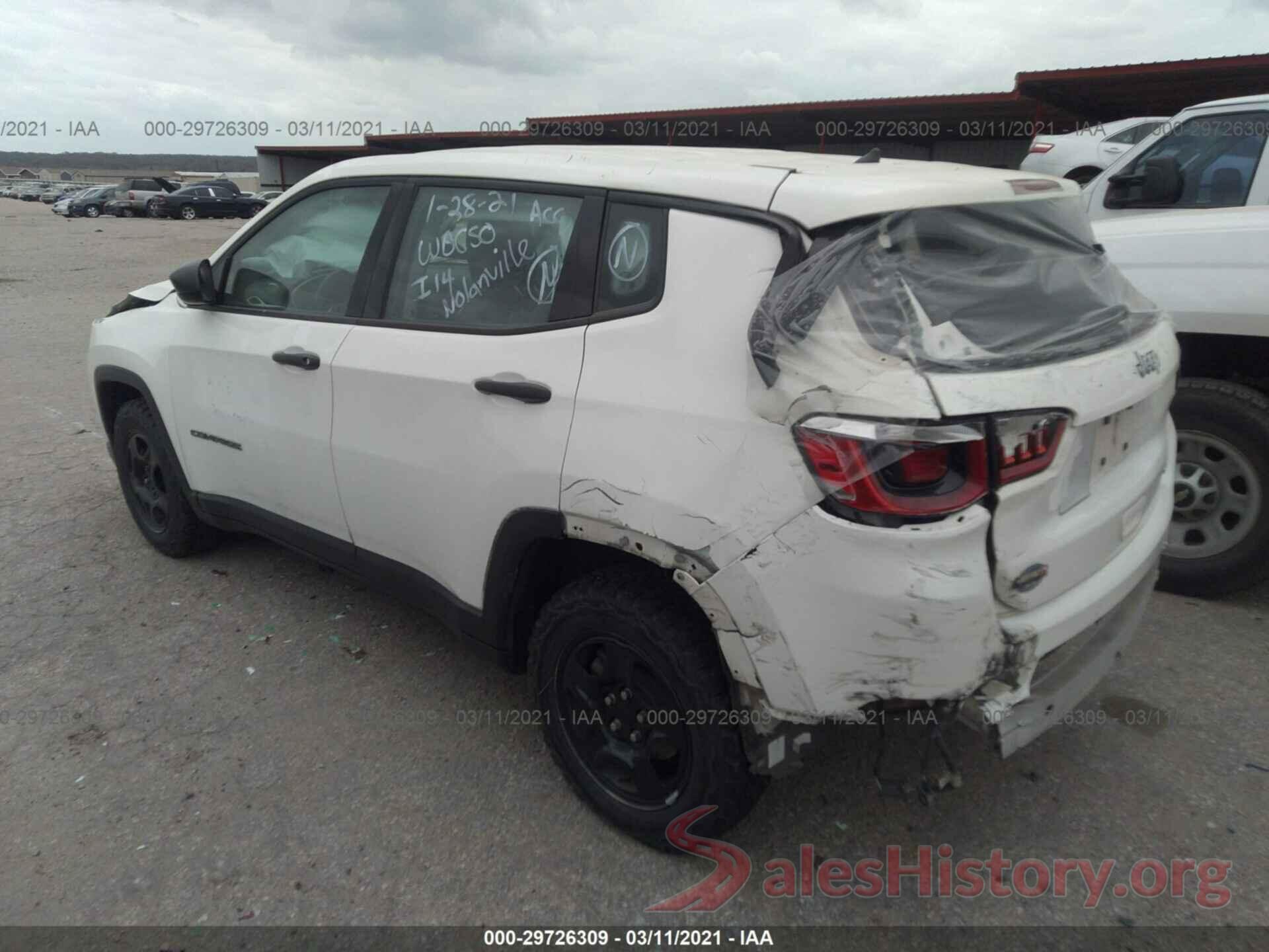 3C4NJCABXHT661098 2017 JEEP COMPASS