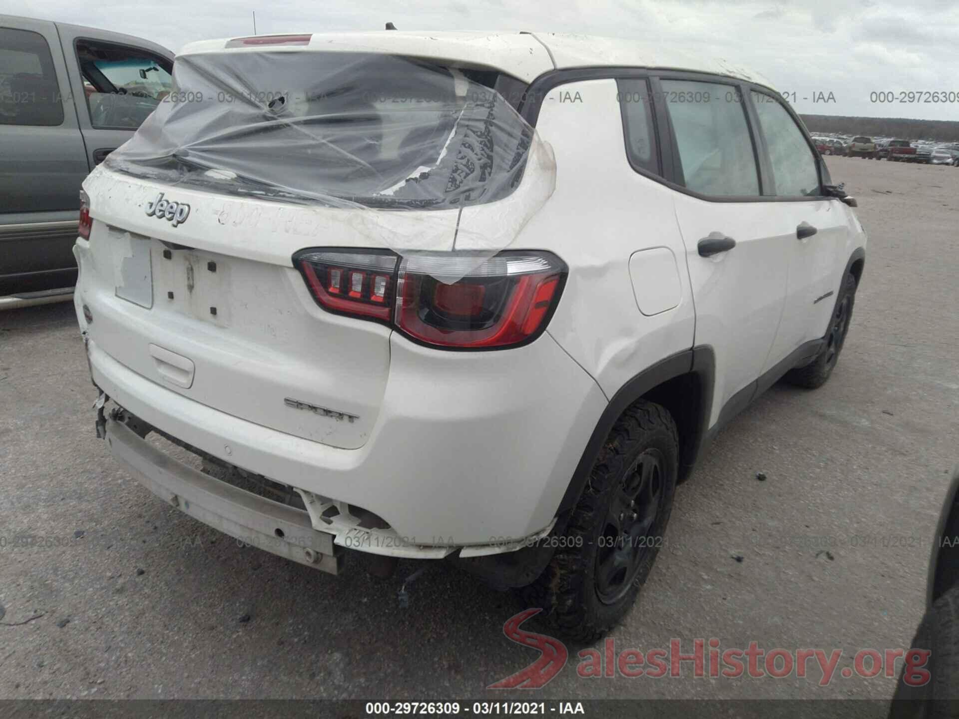 3C4NJCABXHT661098 2017 JEEP COMPASS