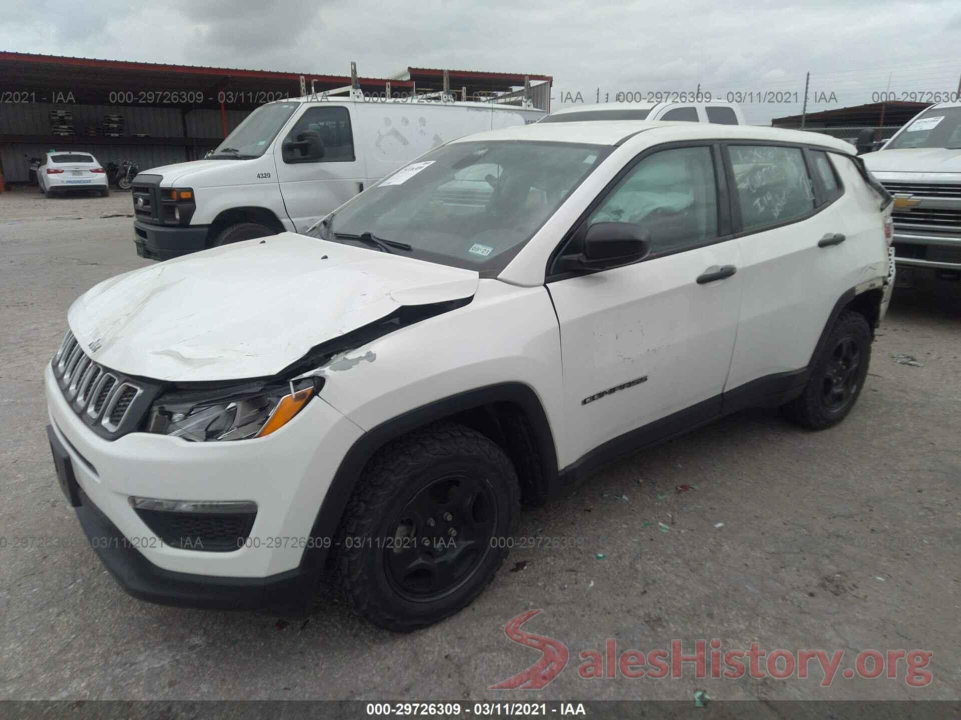 3C4NJCABXHT661098 2017 JEEP COMPASS