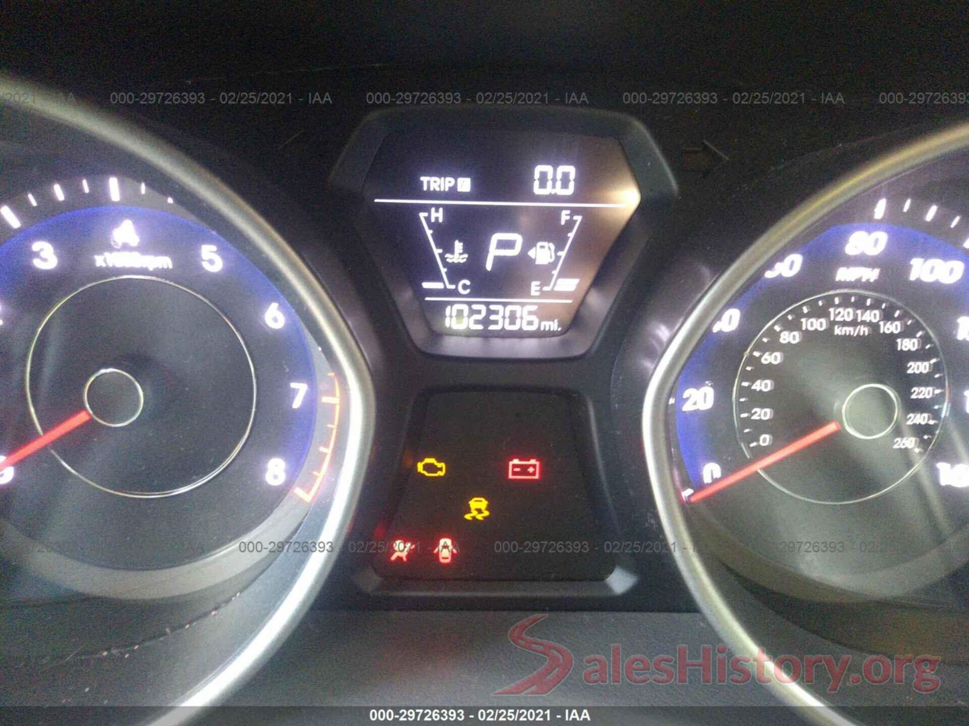 5NPDH4AE7GH788641 2016 HYUNDAI ELANTRA