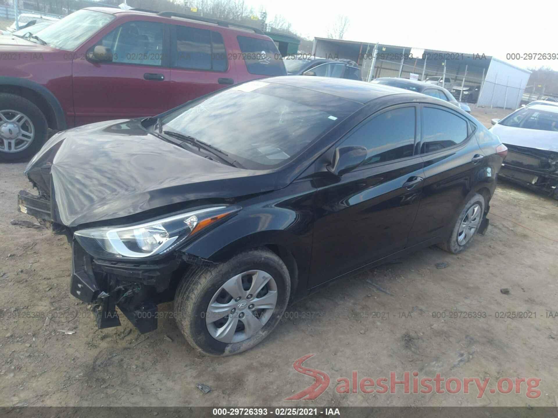 5NPDH4AE7GH788641 2016 HYUNDAI ELANTRA