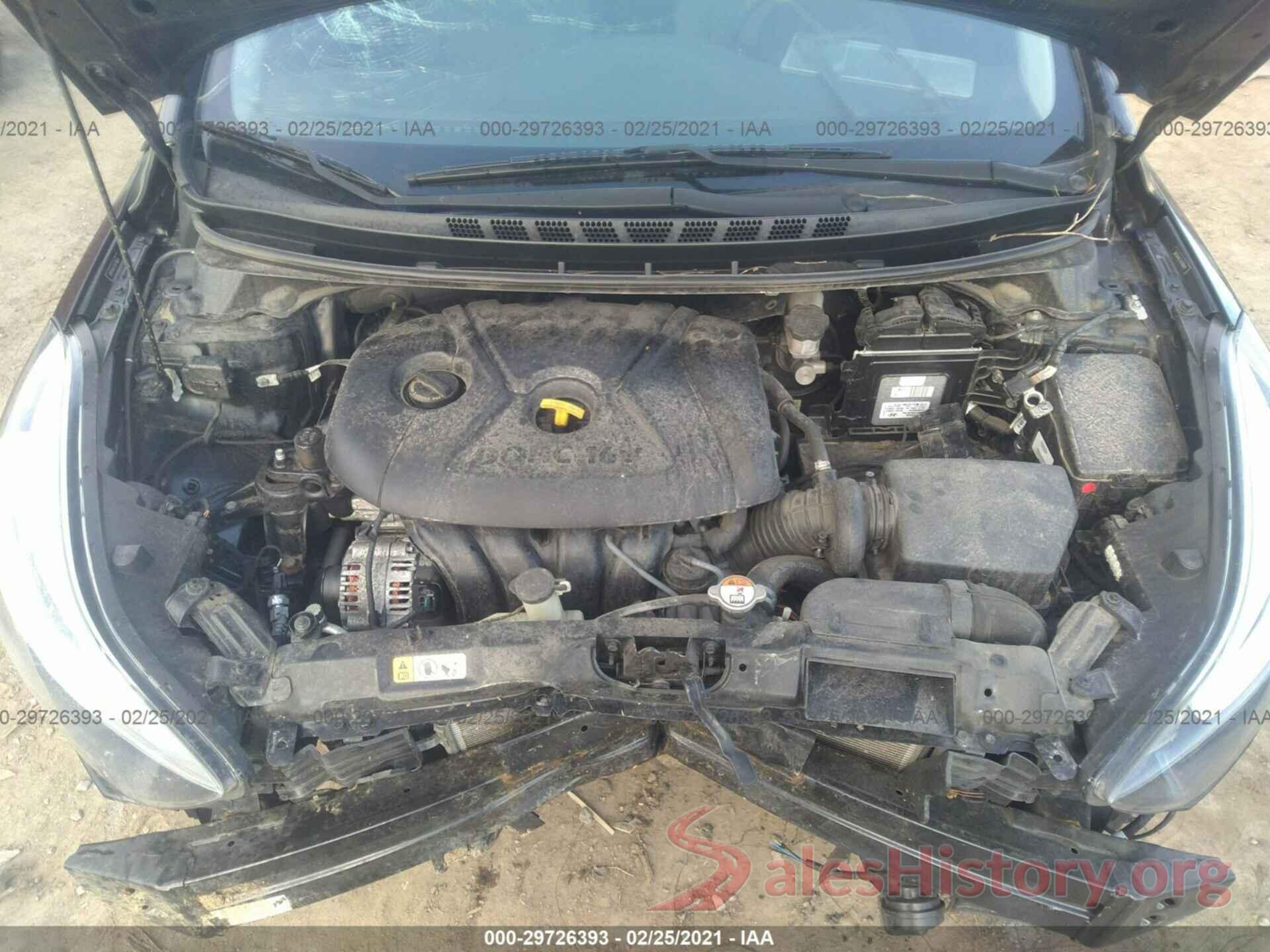 5NPDH4AE7GH788641 2016 HYUNDAI ELANTRA