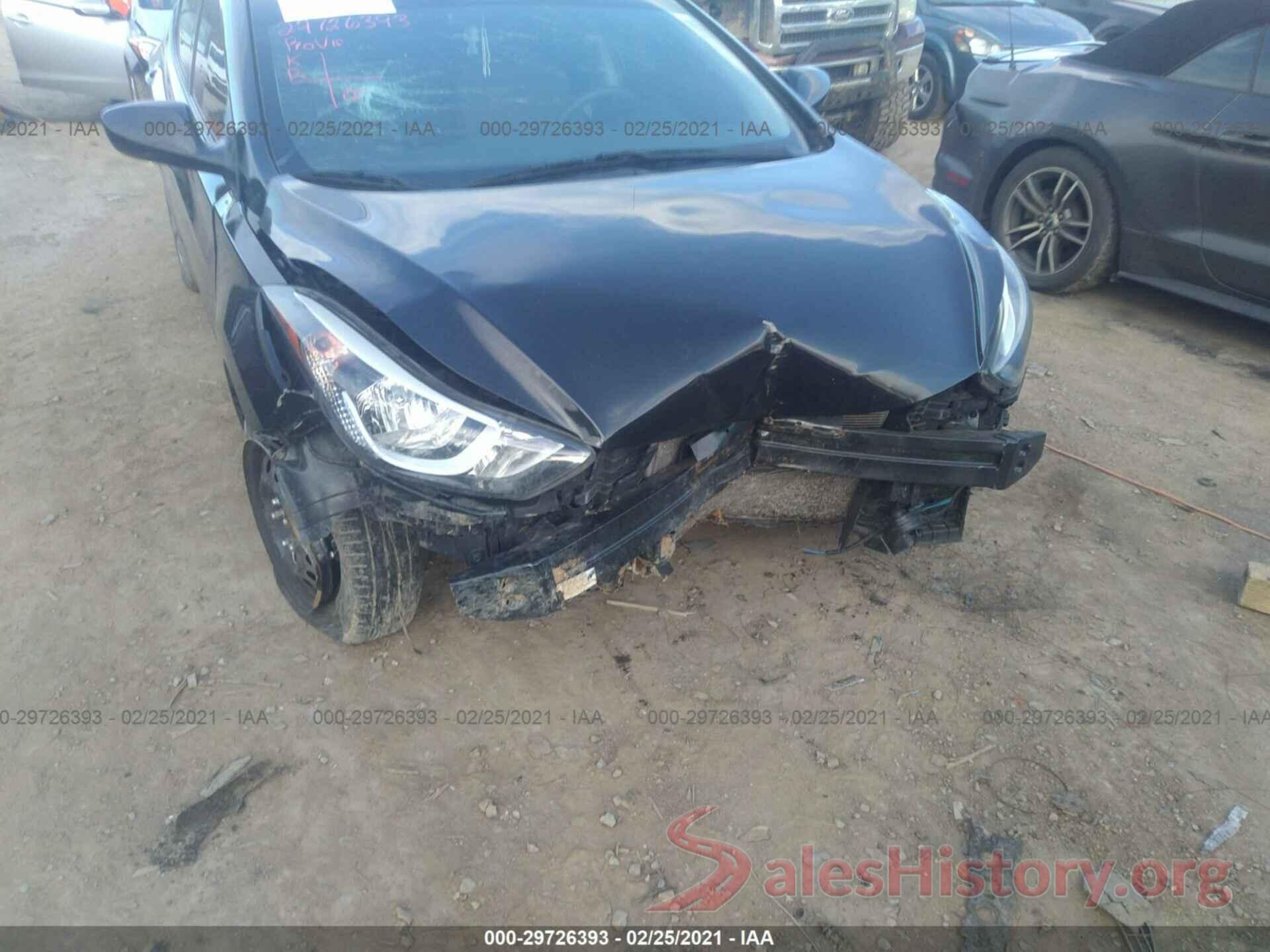 5NPDH4AE7GH788641 2016 HYUNDAI ELANTRA