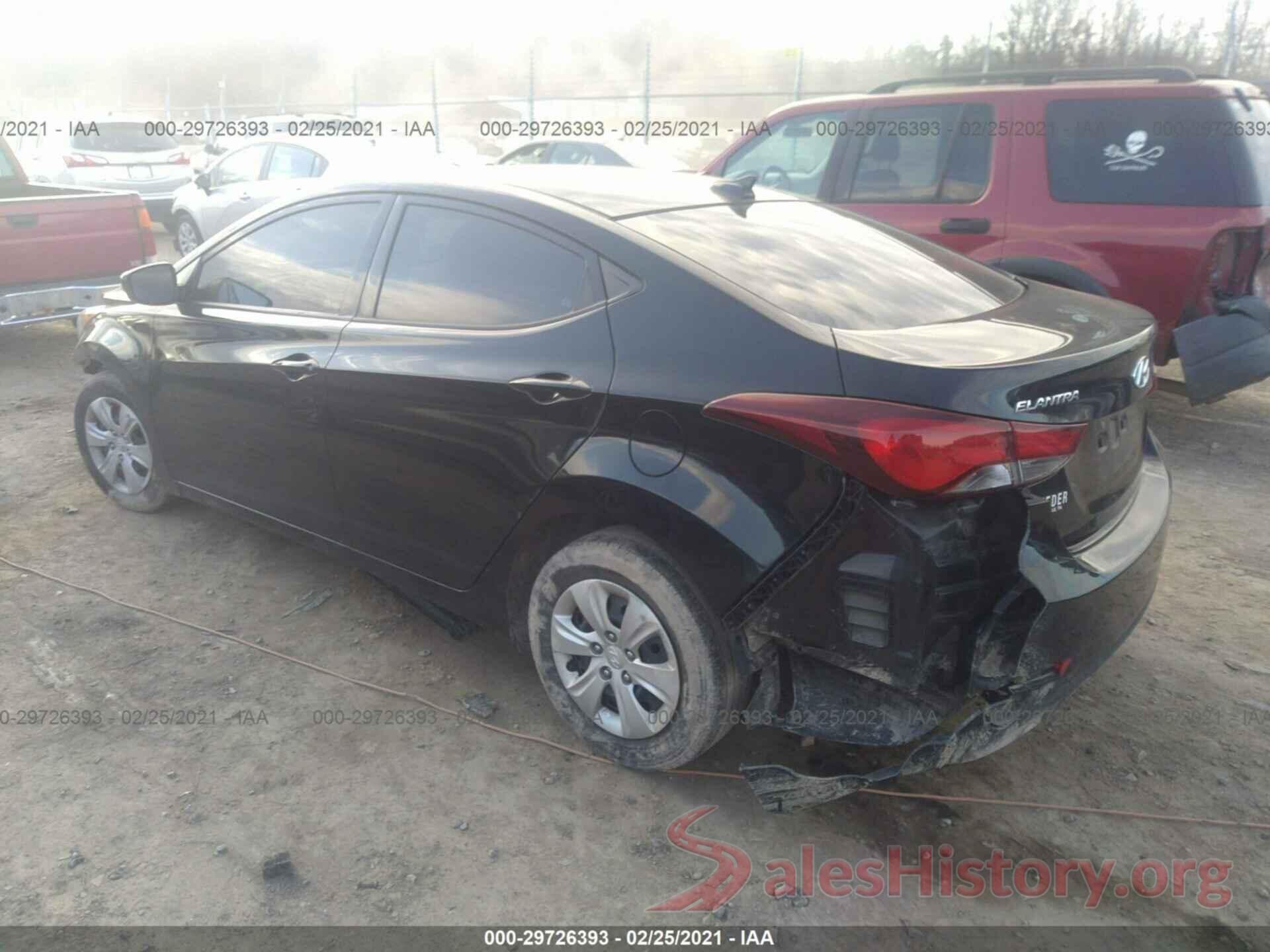 5NPDH4AE7GH788641 2016 HYUNDAI ELANTRA