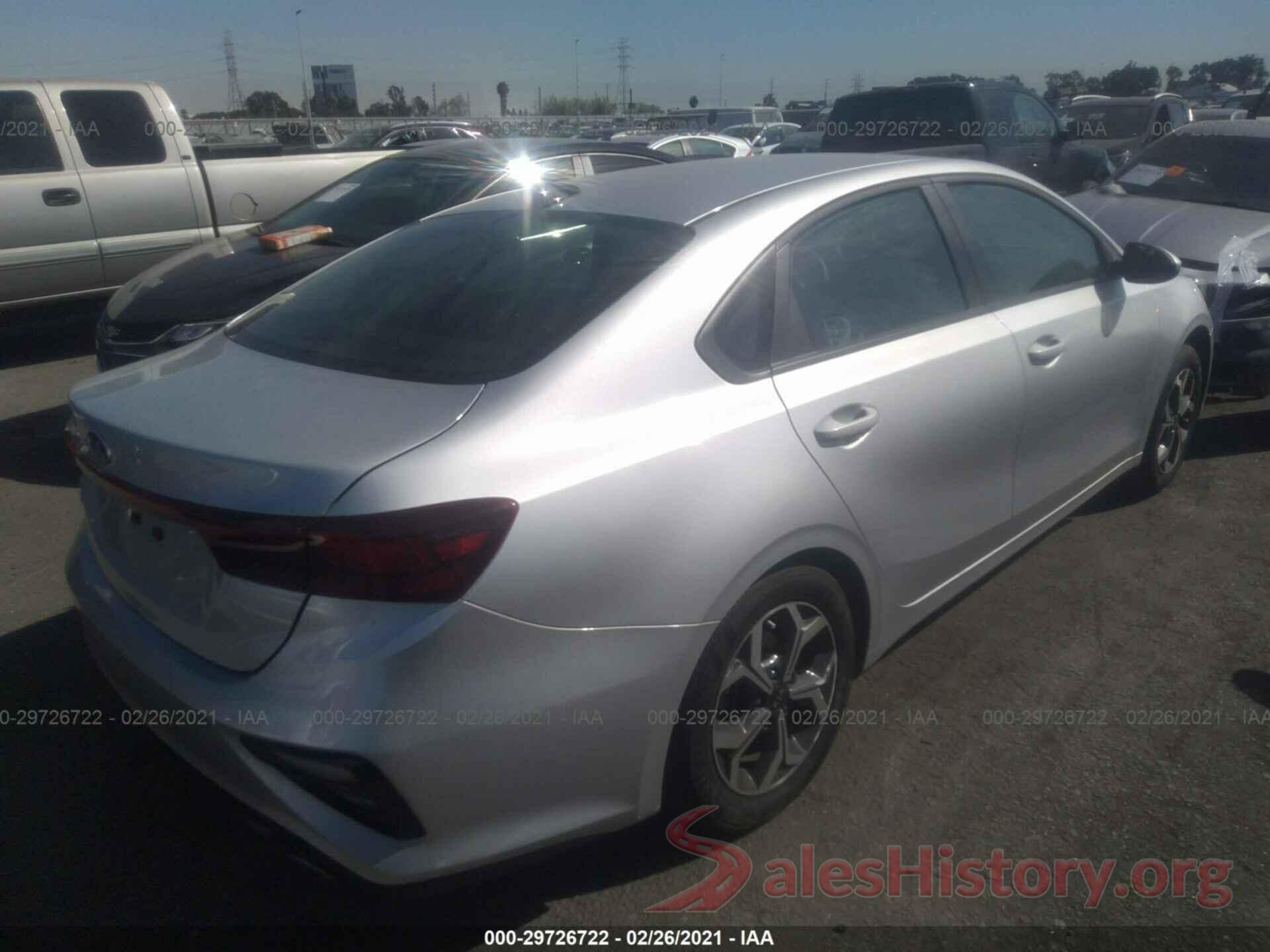 3KPF24AD4KE118611 2019 KIA FORTE