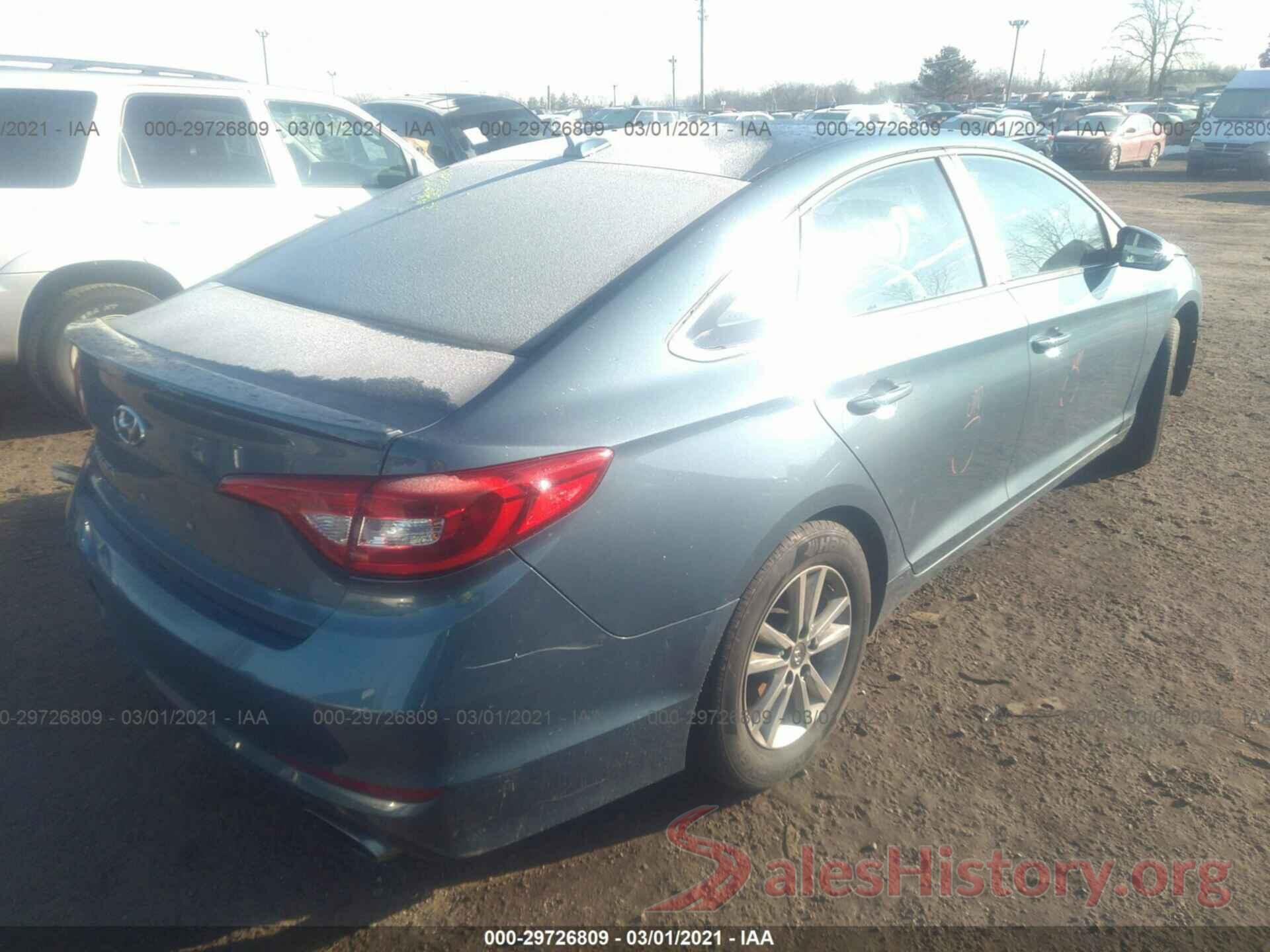 5NPE24AF2HH510214 2017 HYUNDAI SONATA