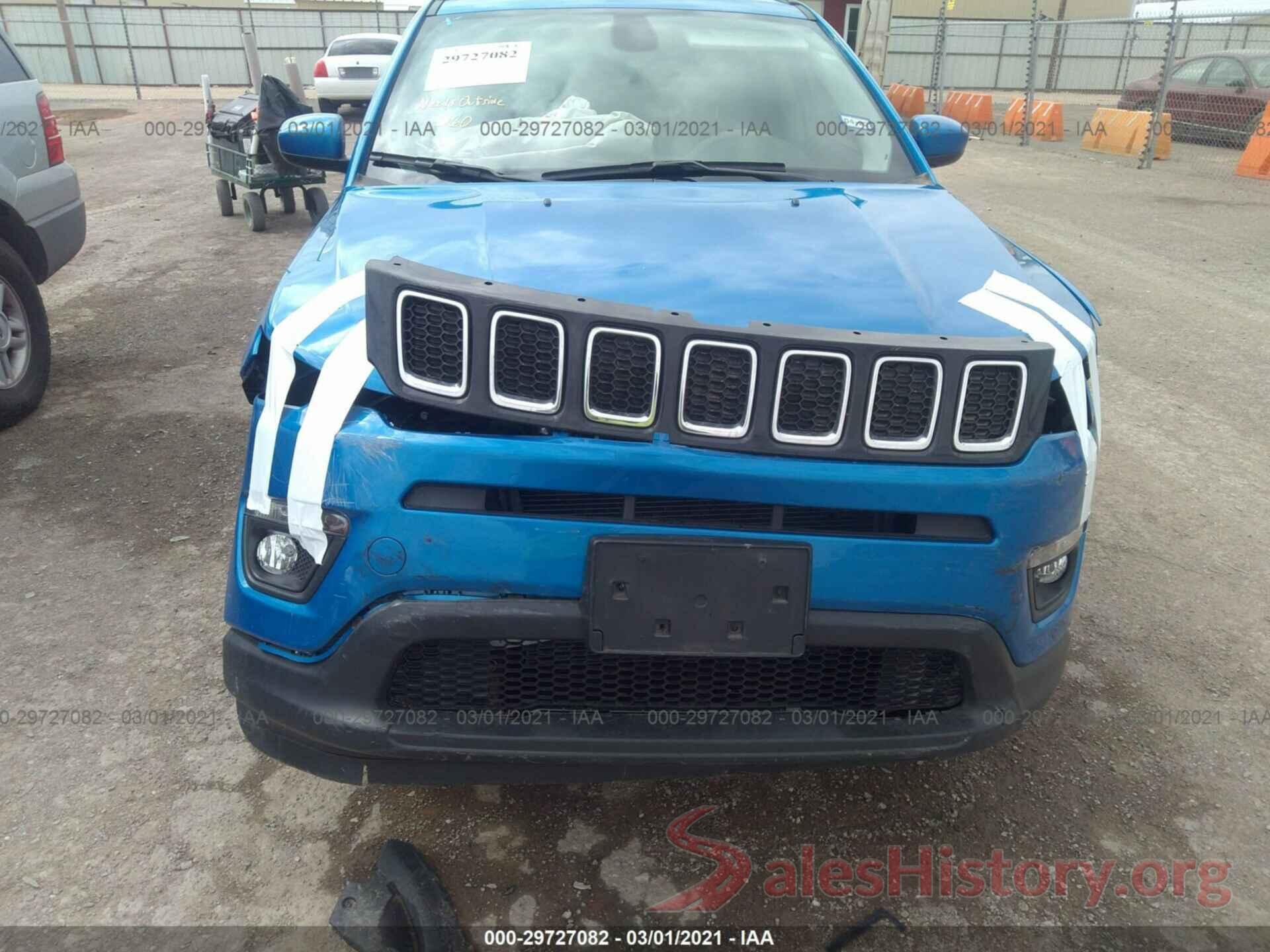 3C4NJCBB2LT121378 2020 JEEP COMPASS